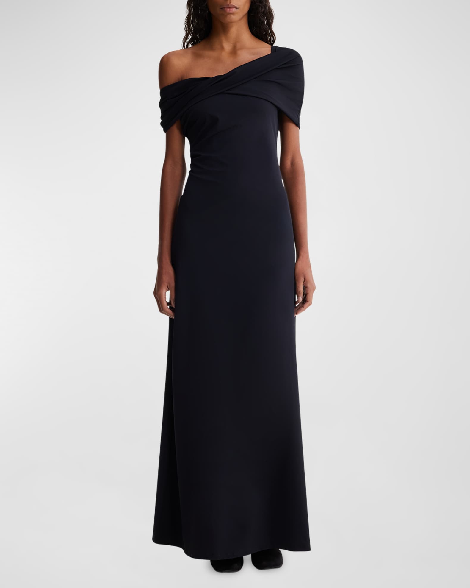 Rohe Asymmetric Off The Shoulder Dress Neiman Marcus