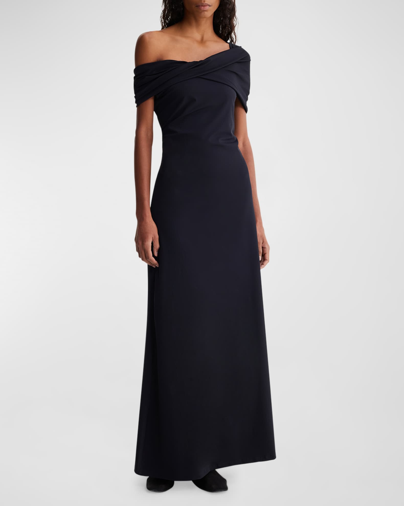 Rohe Asymmetric Off The Shoulder Dress Neiman Marcus