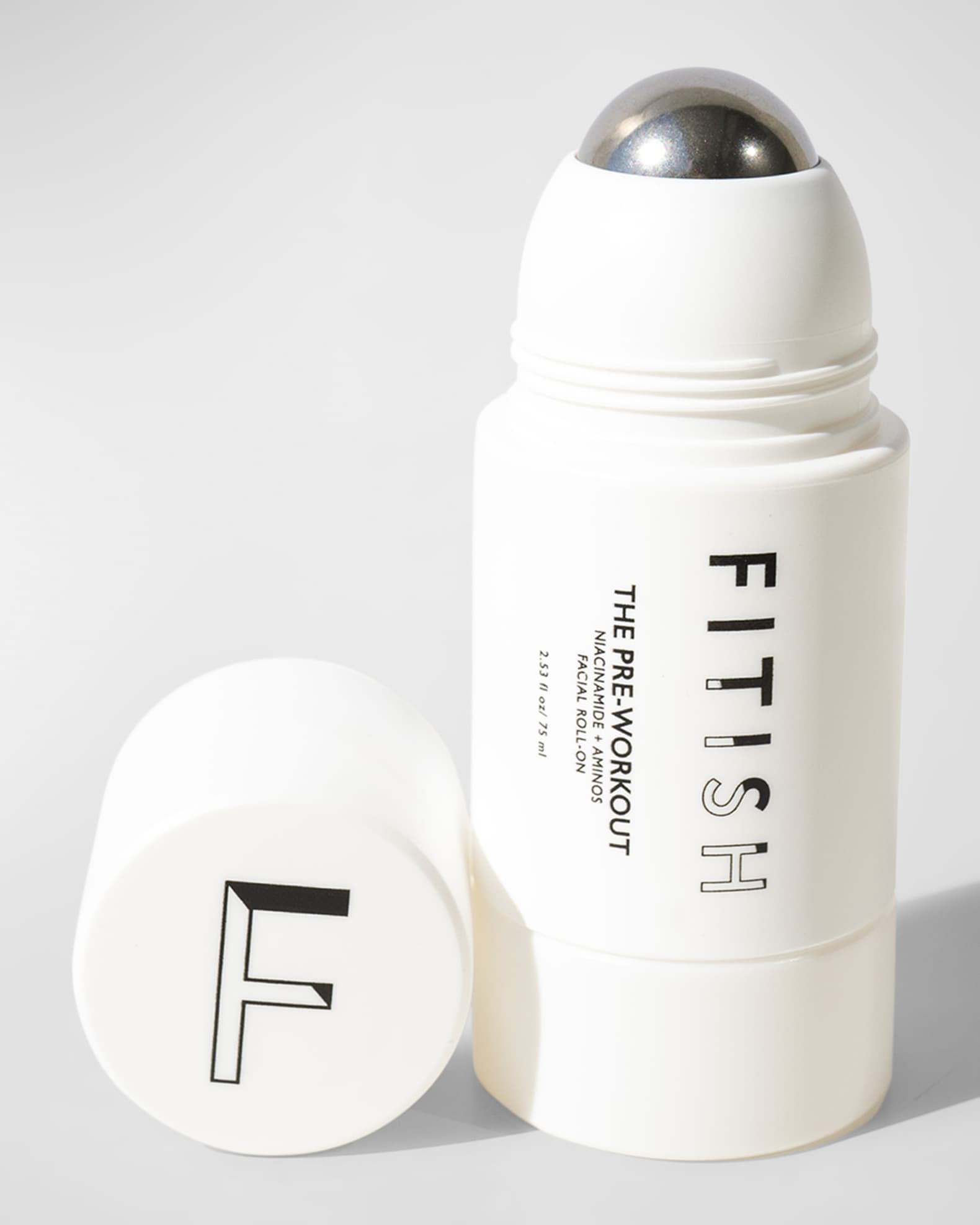 The Pre-Workout Niacinamide + Aminos Facial Roll-On Serum, 2.53 oz. 1