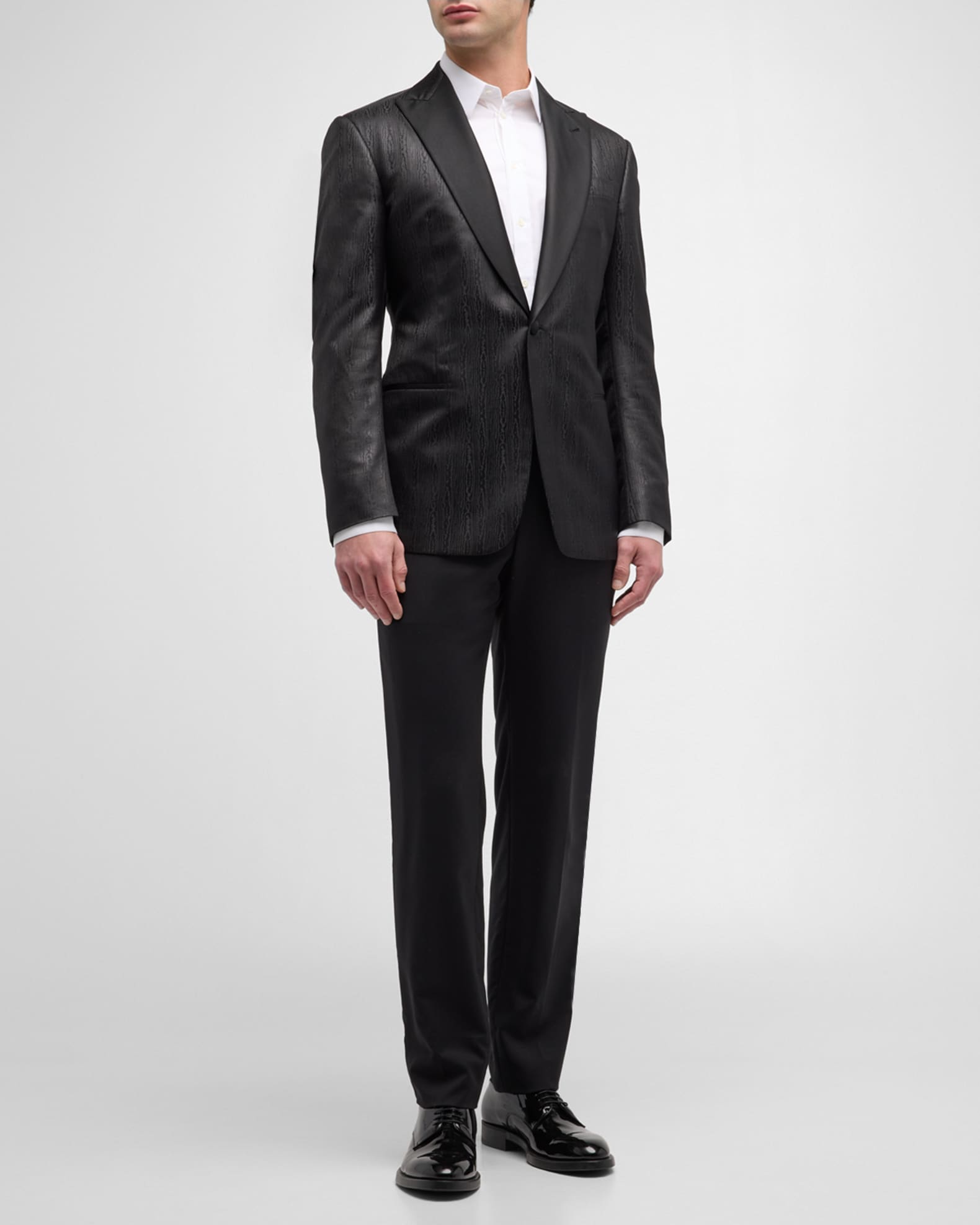 Giorgio Armani Men's Tonal Jacquard Dinner Jacket | Neiman