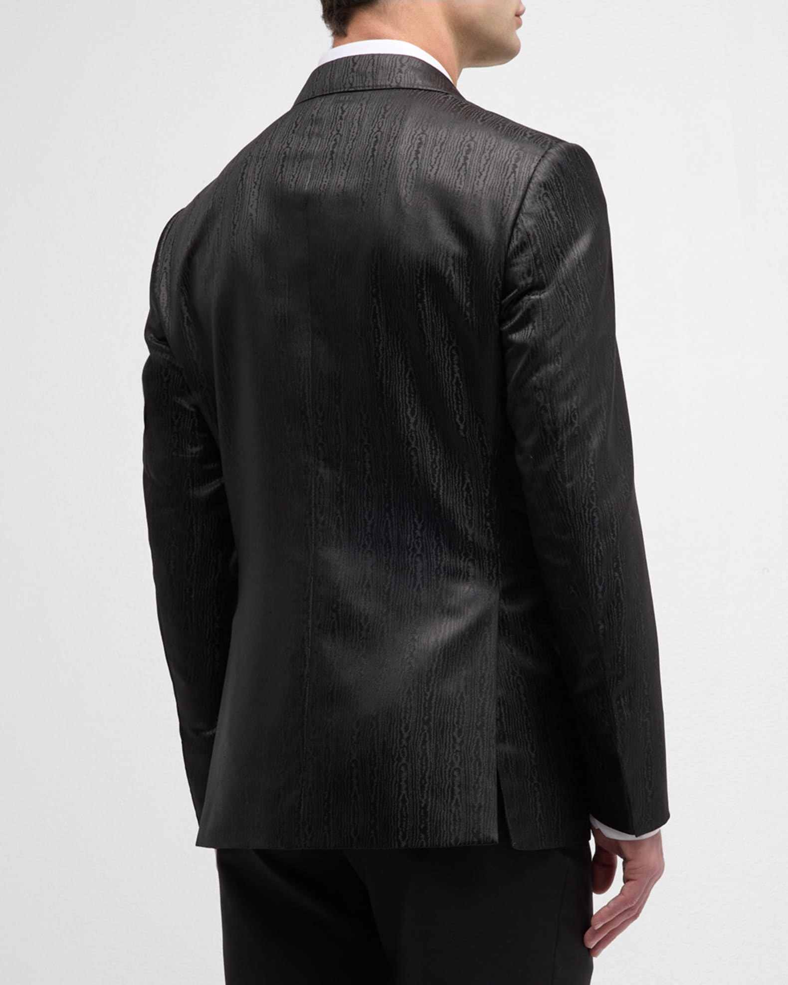 Giorgio Armani Men's Tonal Jacquard Dinner Jacket | Neiman Marcus