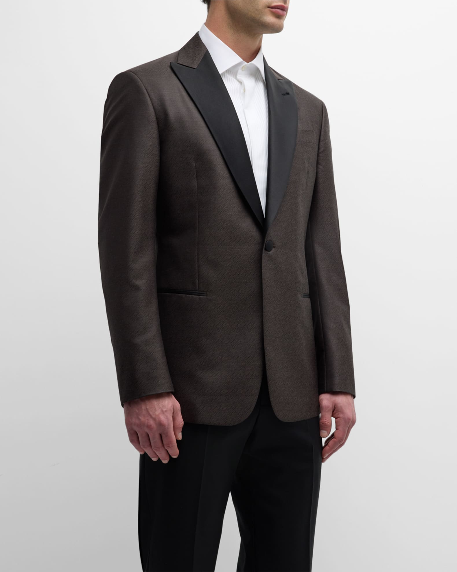 Giorgio Armani Men's Textured Dinner Jacket | Neiman Marcus