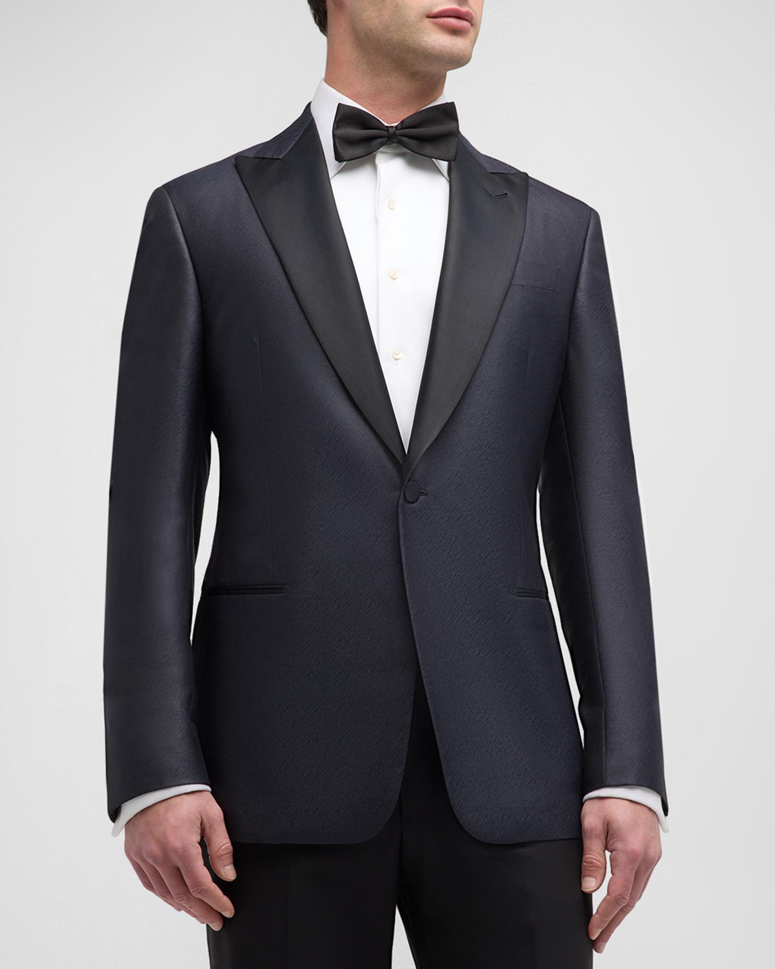 Giorgio Armani Men's Textured Dinner Jacket | Neiman Marcus