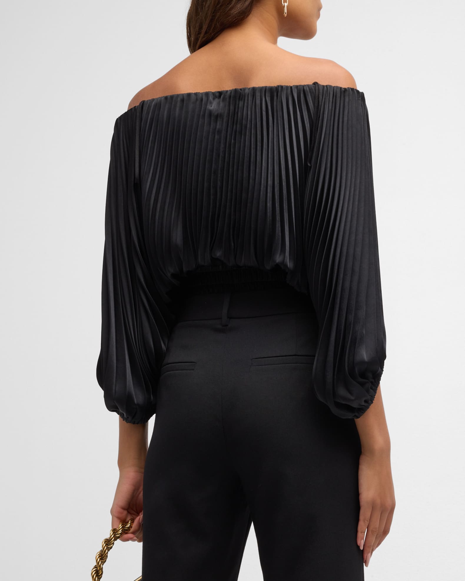 Sienna Off-Shoulder Ruched Top