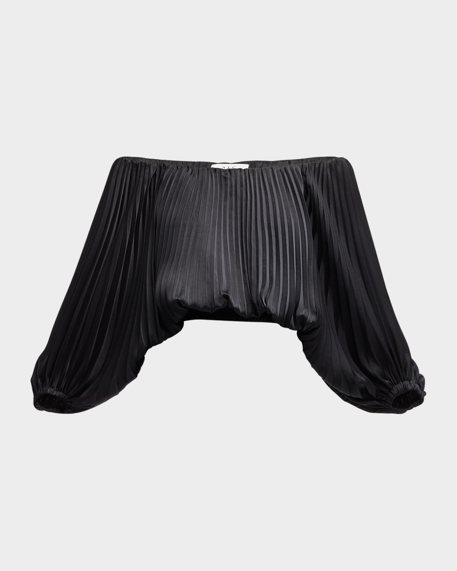 Sienna Pleated Off-The-Shoulder Top 0