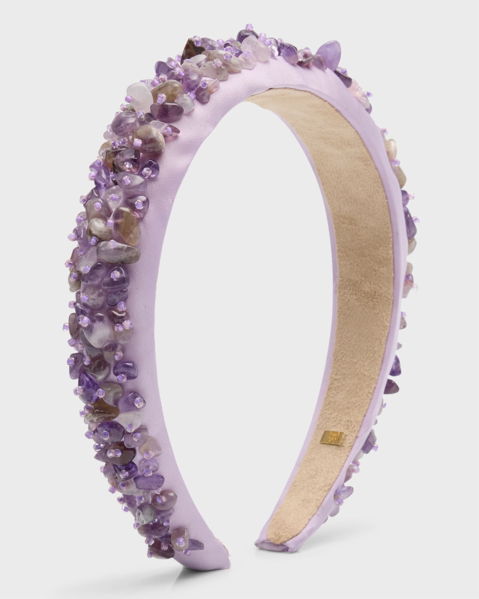 Bari Lynn Girl's Allover Multi Stone Headband