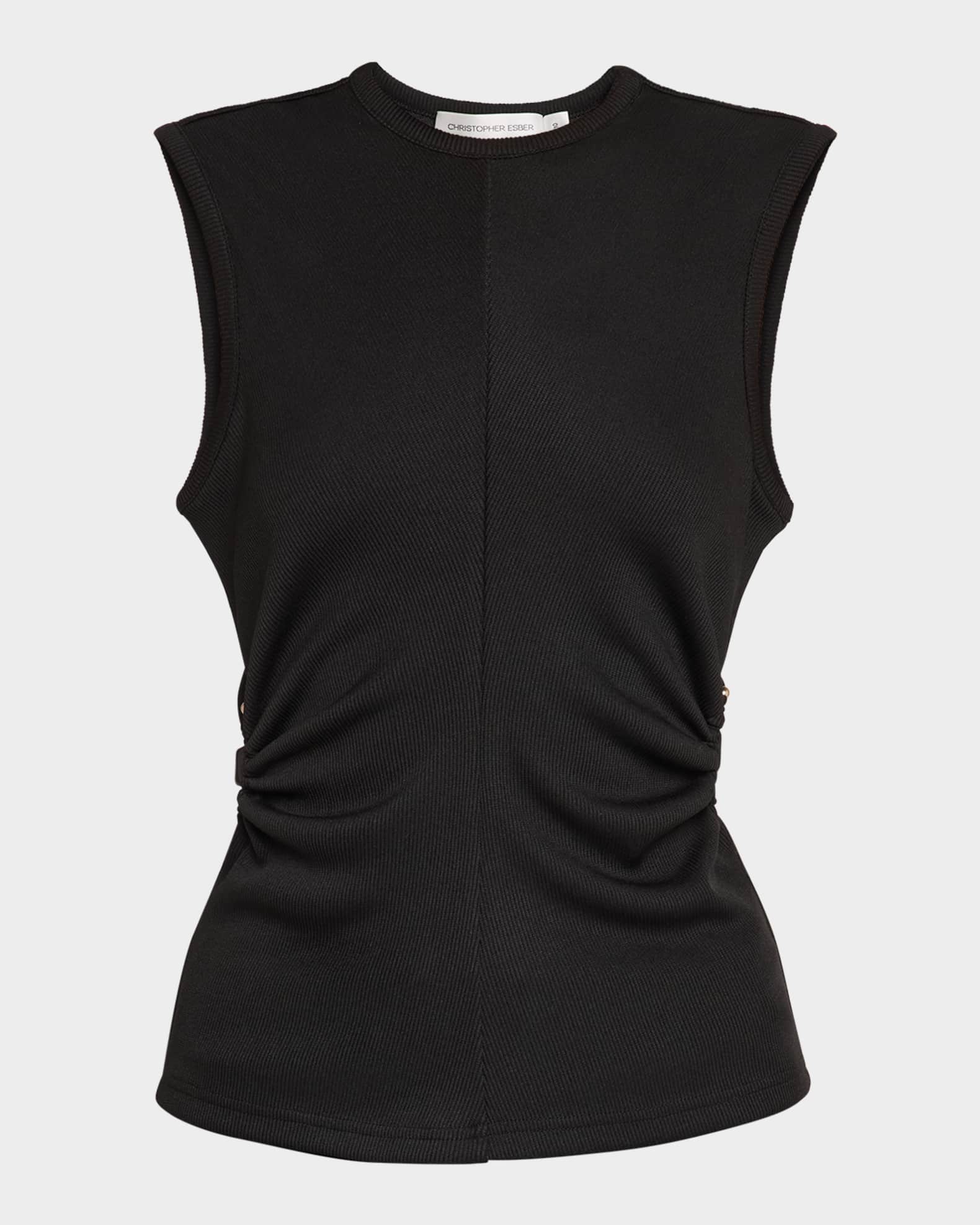 Christopher Esber Fran Orbit O-Ring Rib Tank Top