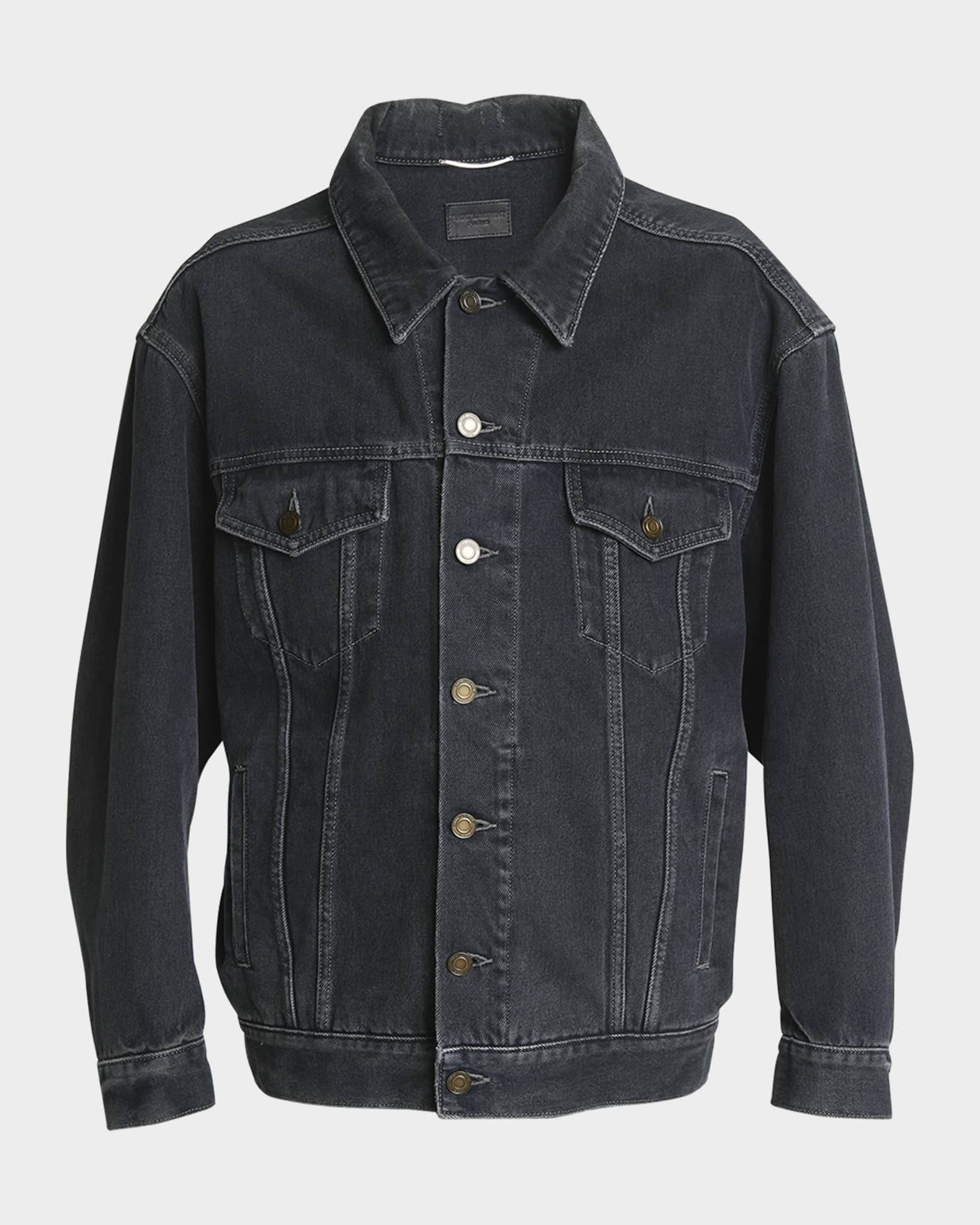 Neiman marcus jean jacket outlet