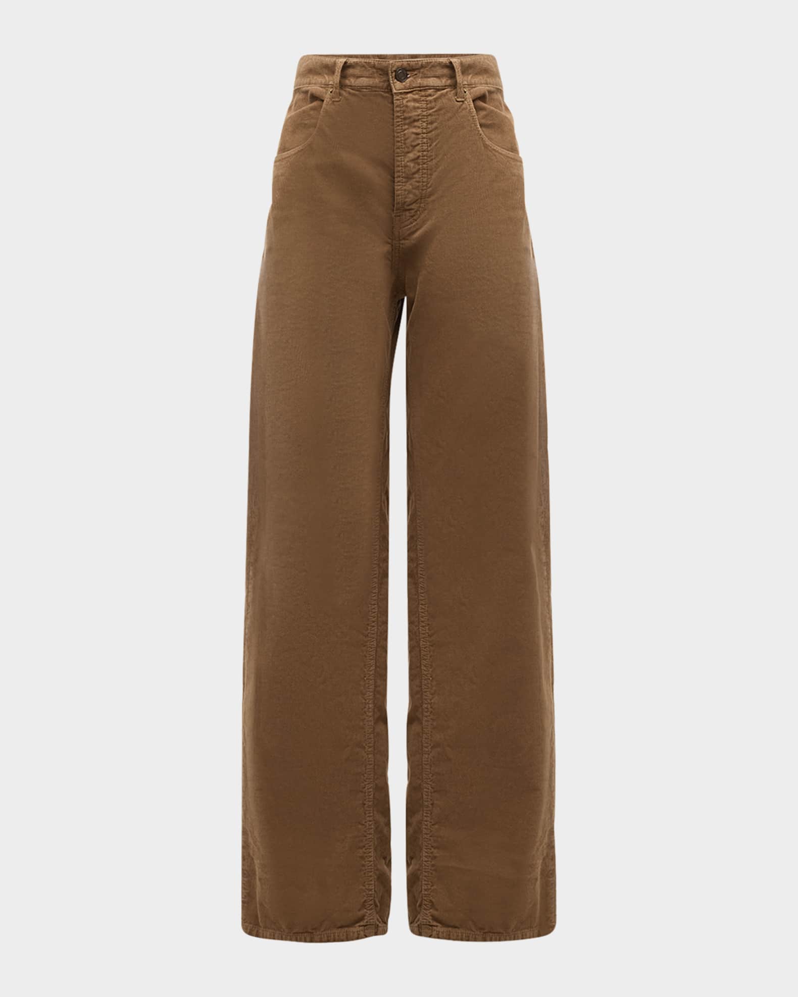Saint Laurent Men's Baggy Corduroy Jeans
