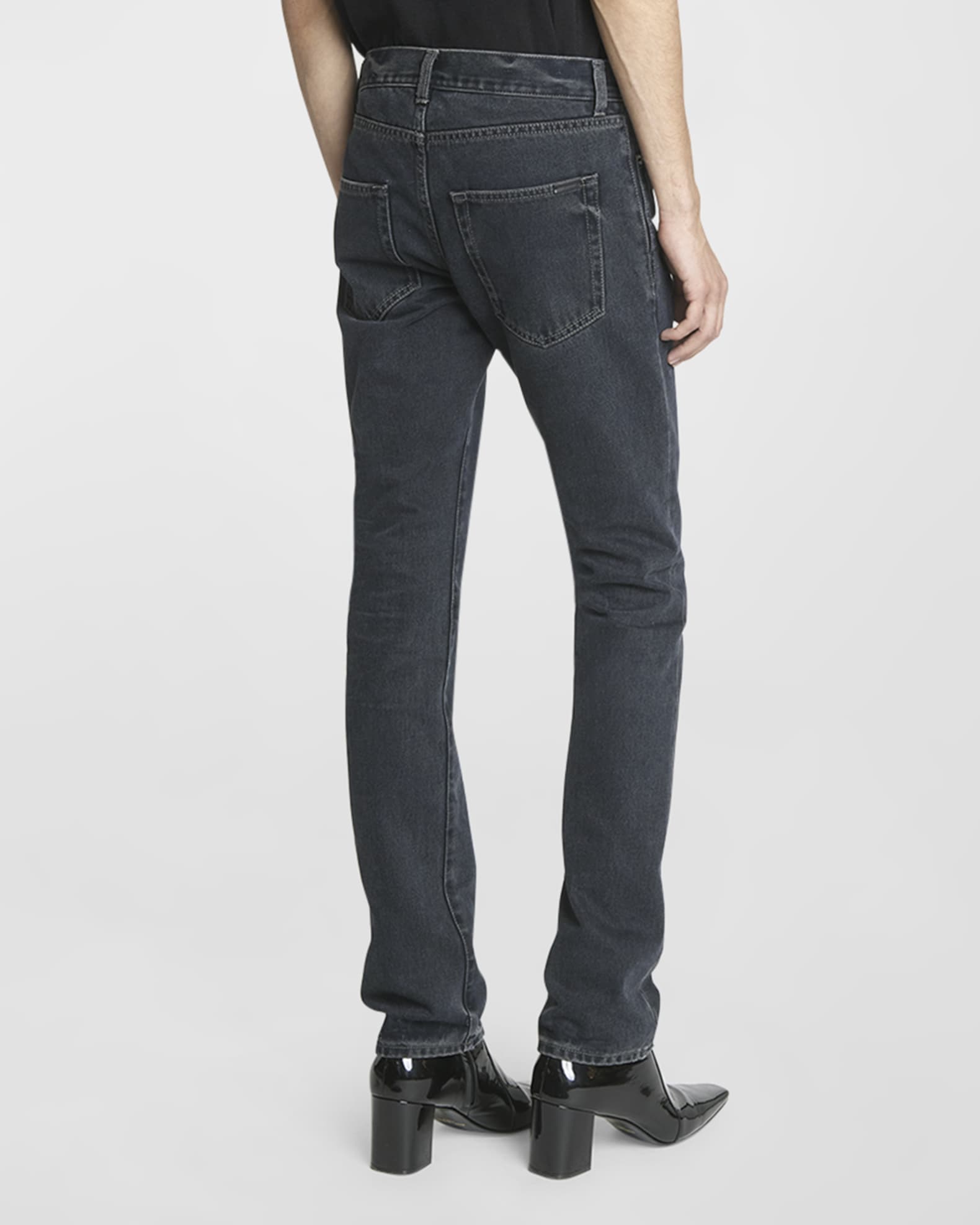 Saint Laurent Men's Slim-Fit Jeans | Neiman Marcus Saint Laurent Men's Slim-Fit Jeans | Neiman Marcus