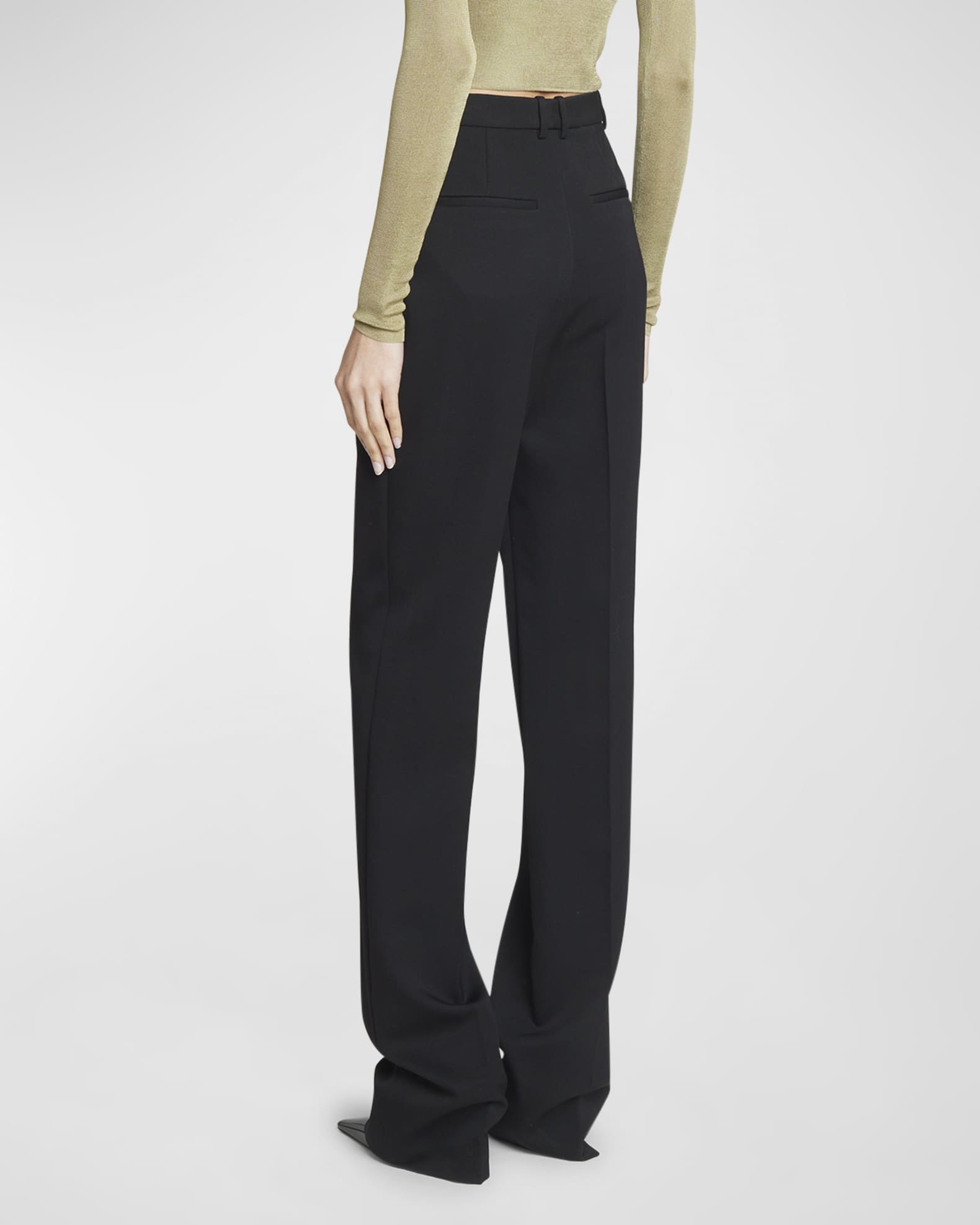 Tailored Straight-Leg Trousers