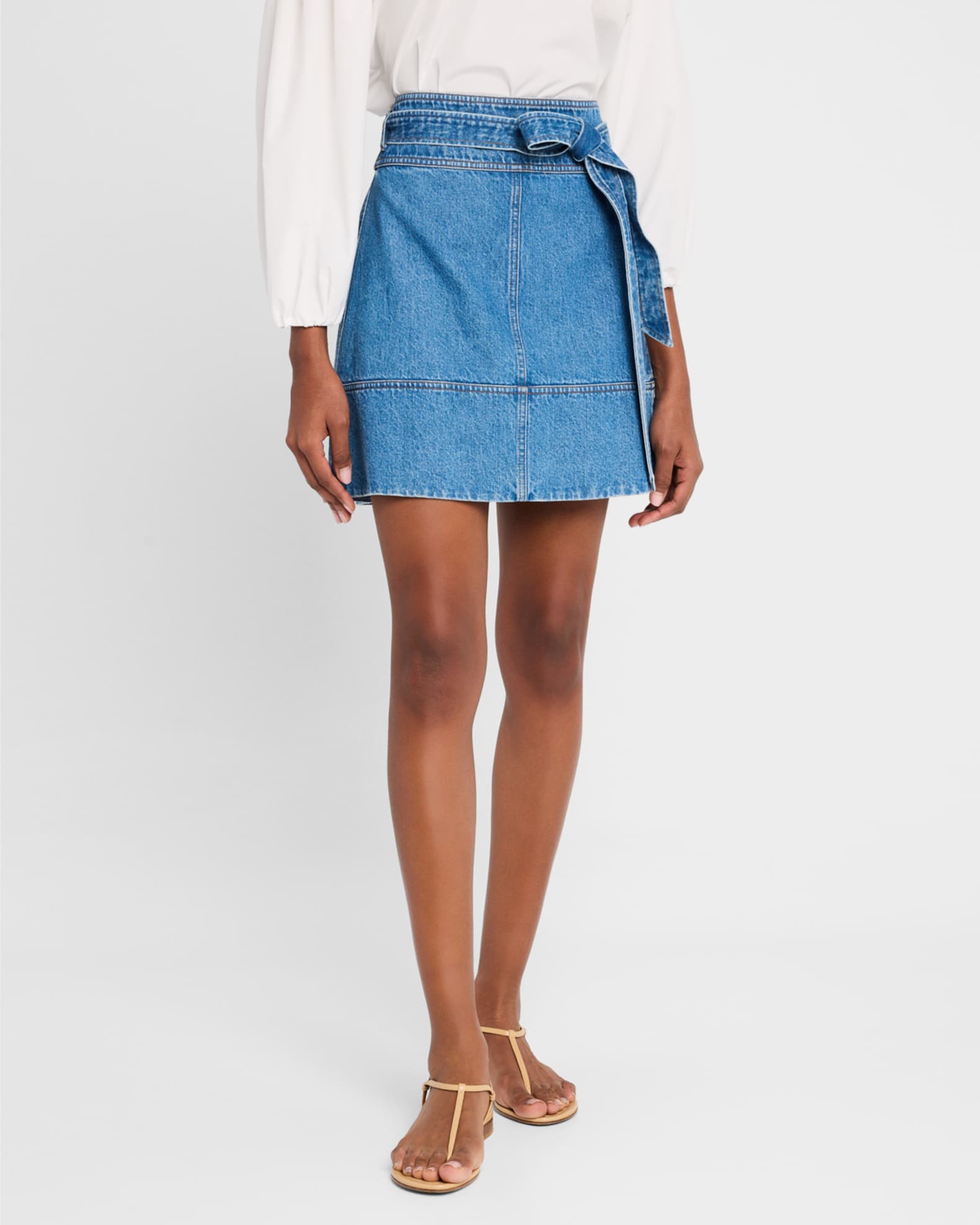 Taylor Detachable Denim Skirt