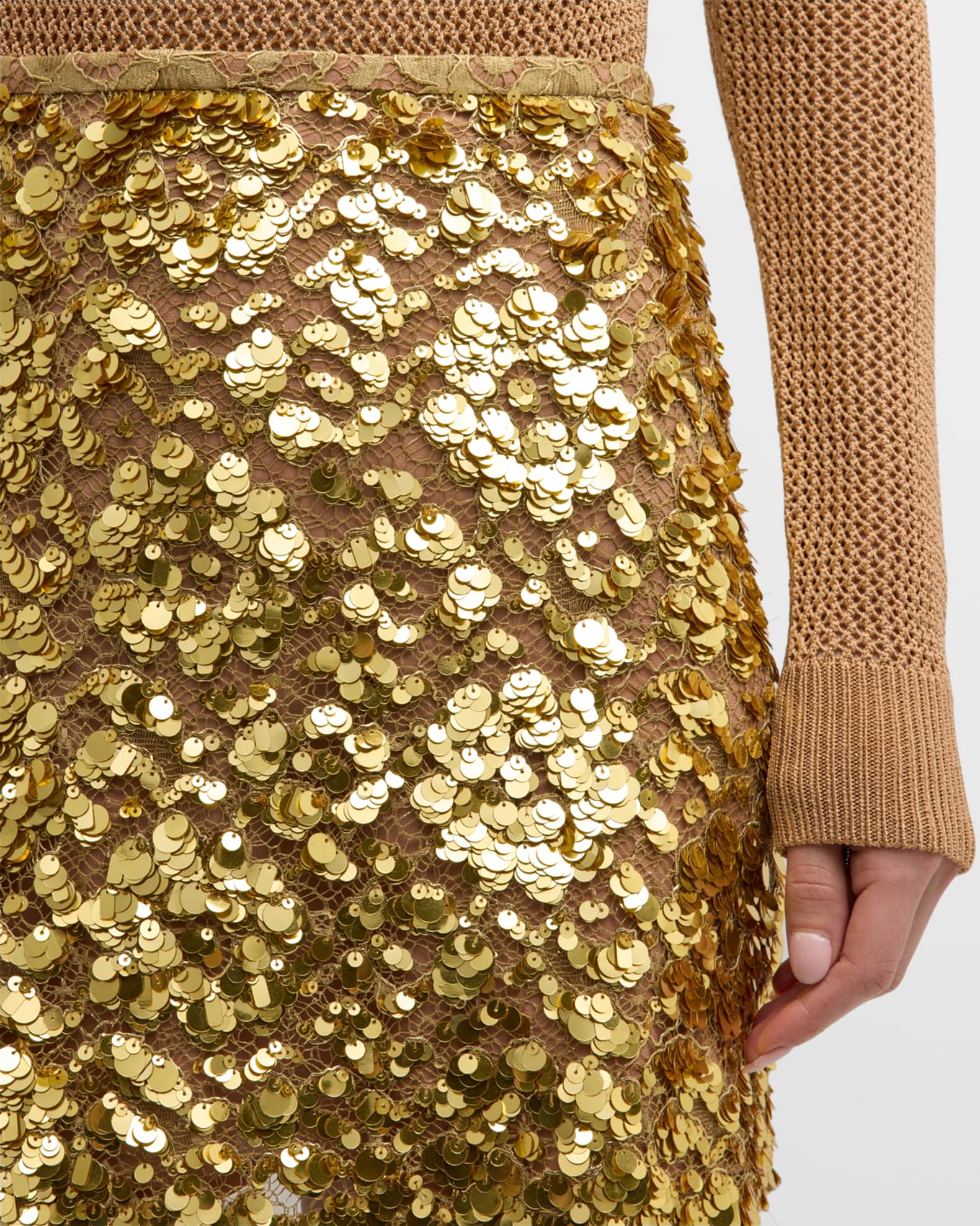 Gold sequin skirt 8x10 clearance