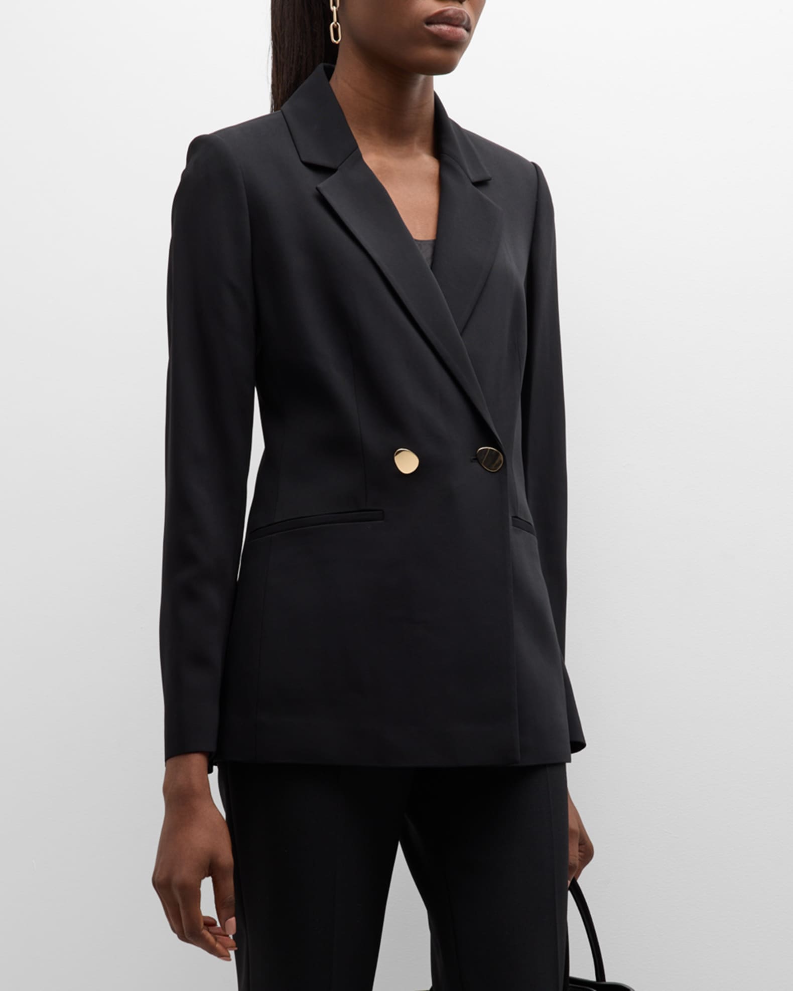 Tahari double deals breasted blazer