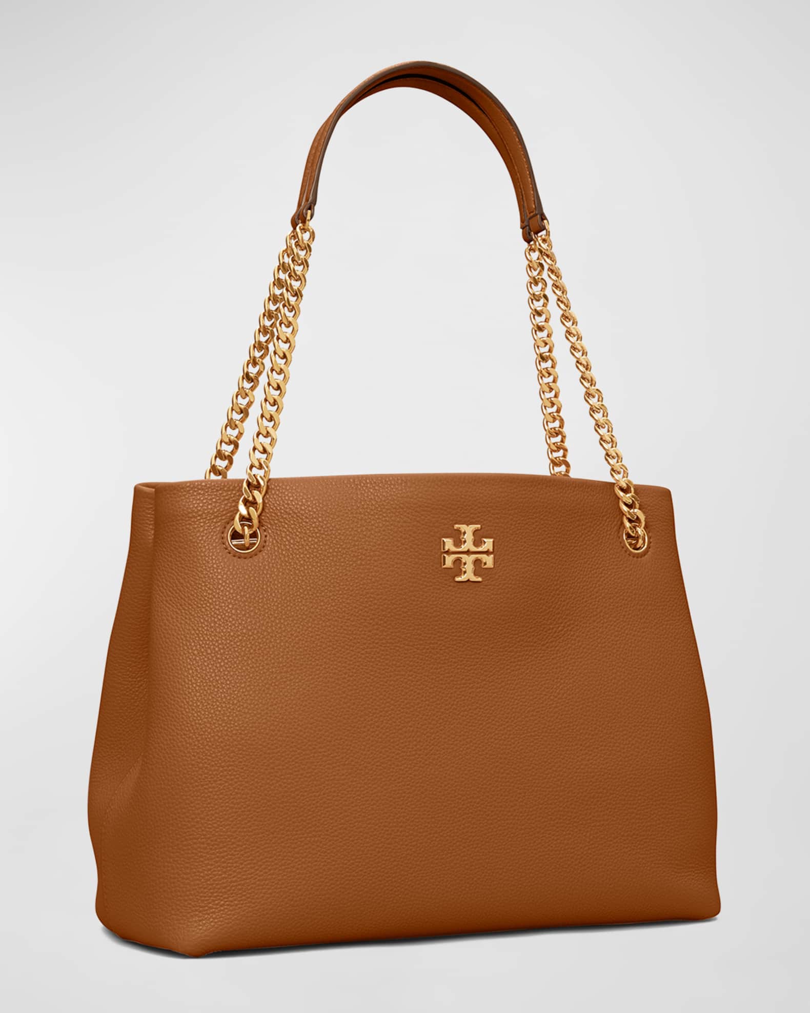 TORY BURCH Nude Kira Small Leather Tote Bag - The Purse Ladies