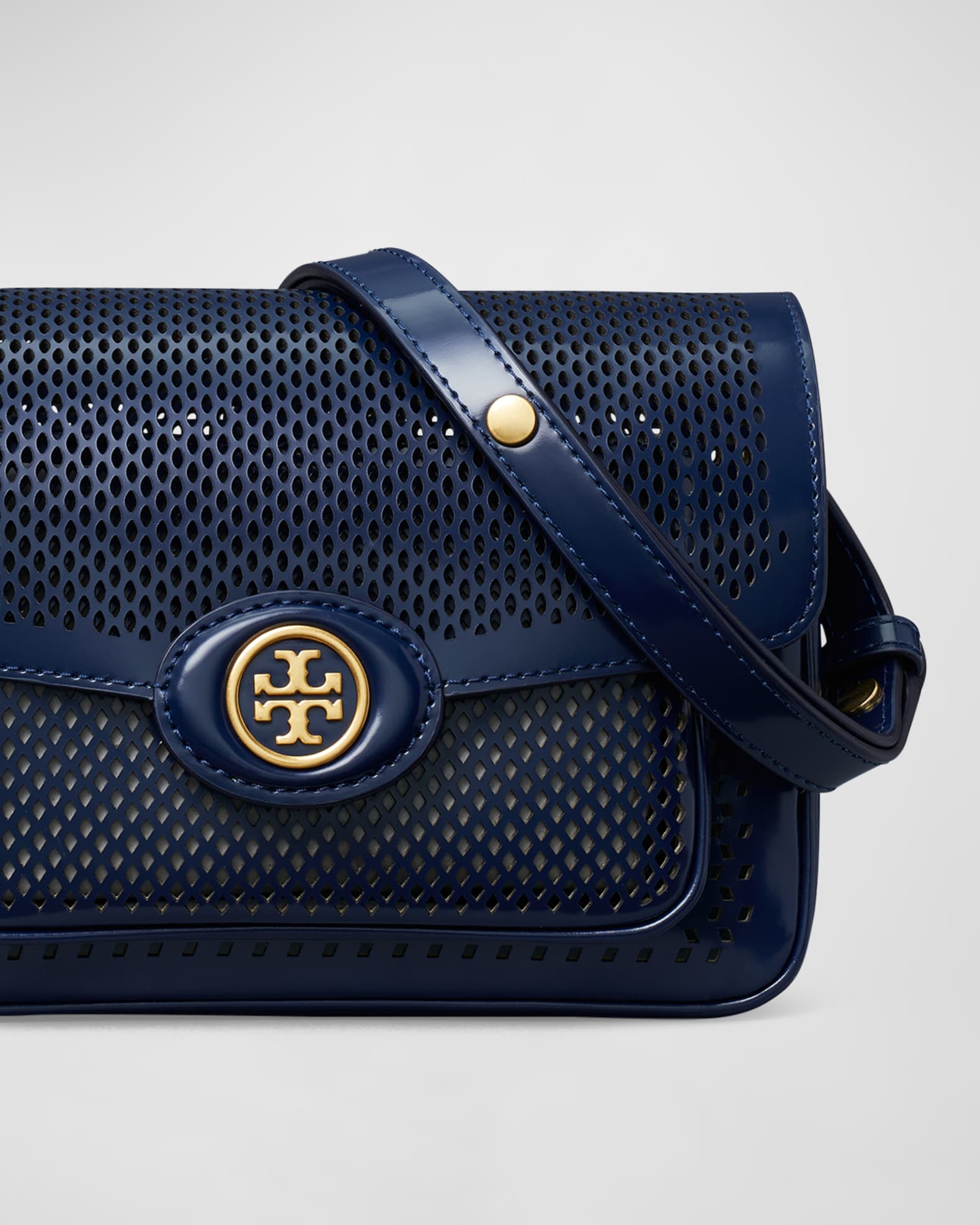Tory Burch, Bags, Tory Burch Robinson Perforated Small Domed Satchel