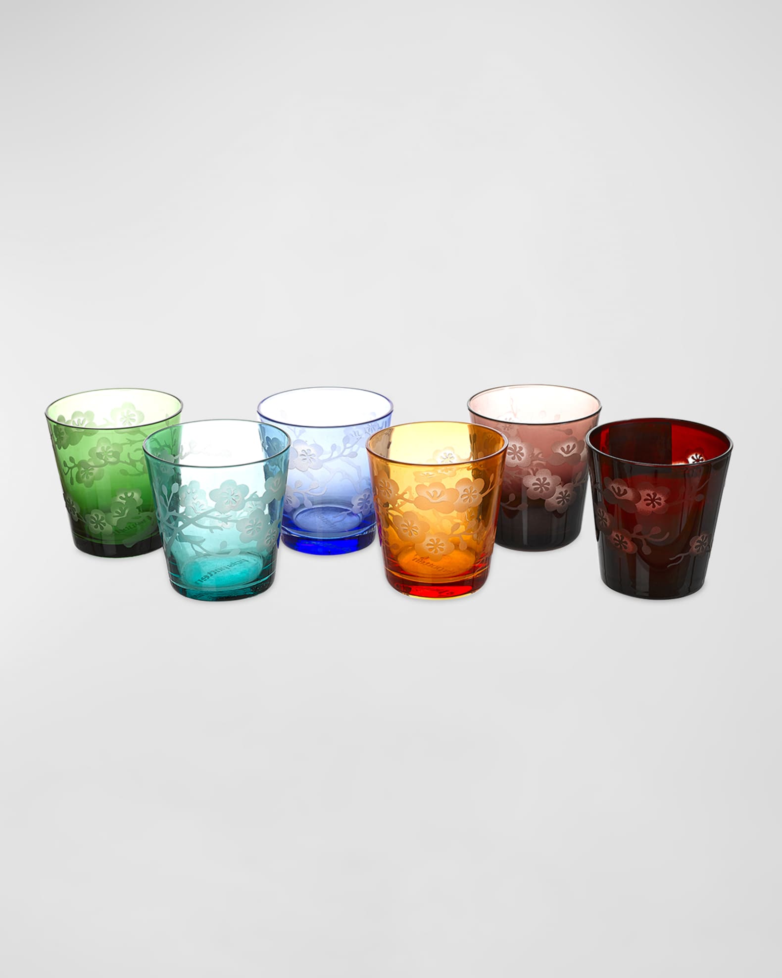 POLSPOTTEN Blossom 6 oz. Glasses, Set of 6