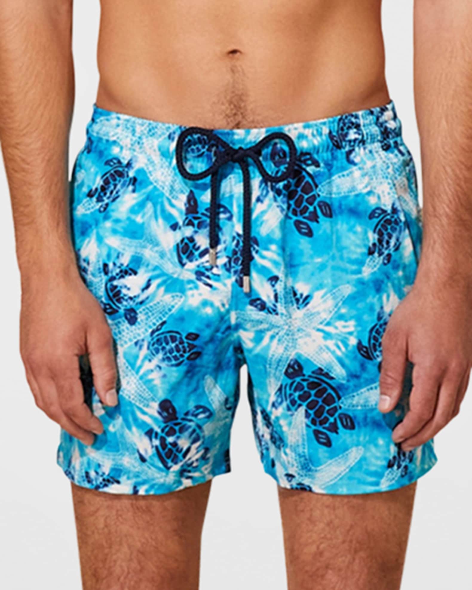 VILEBREQUIN Men Swim Shorts Monoi Turtles