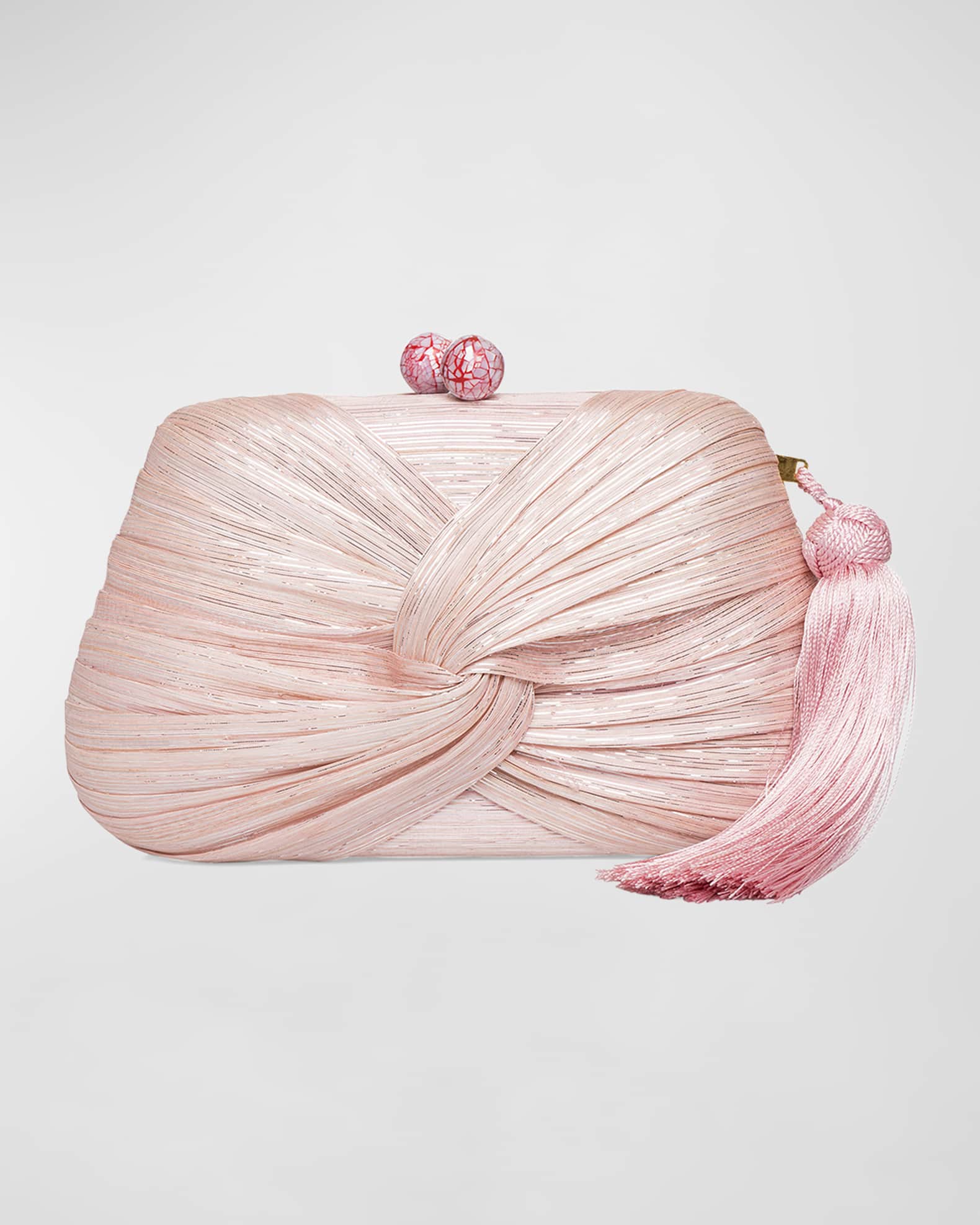Pink straw clutch hotsell