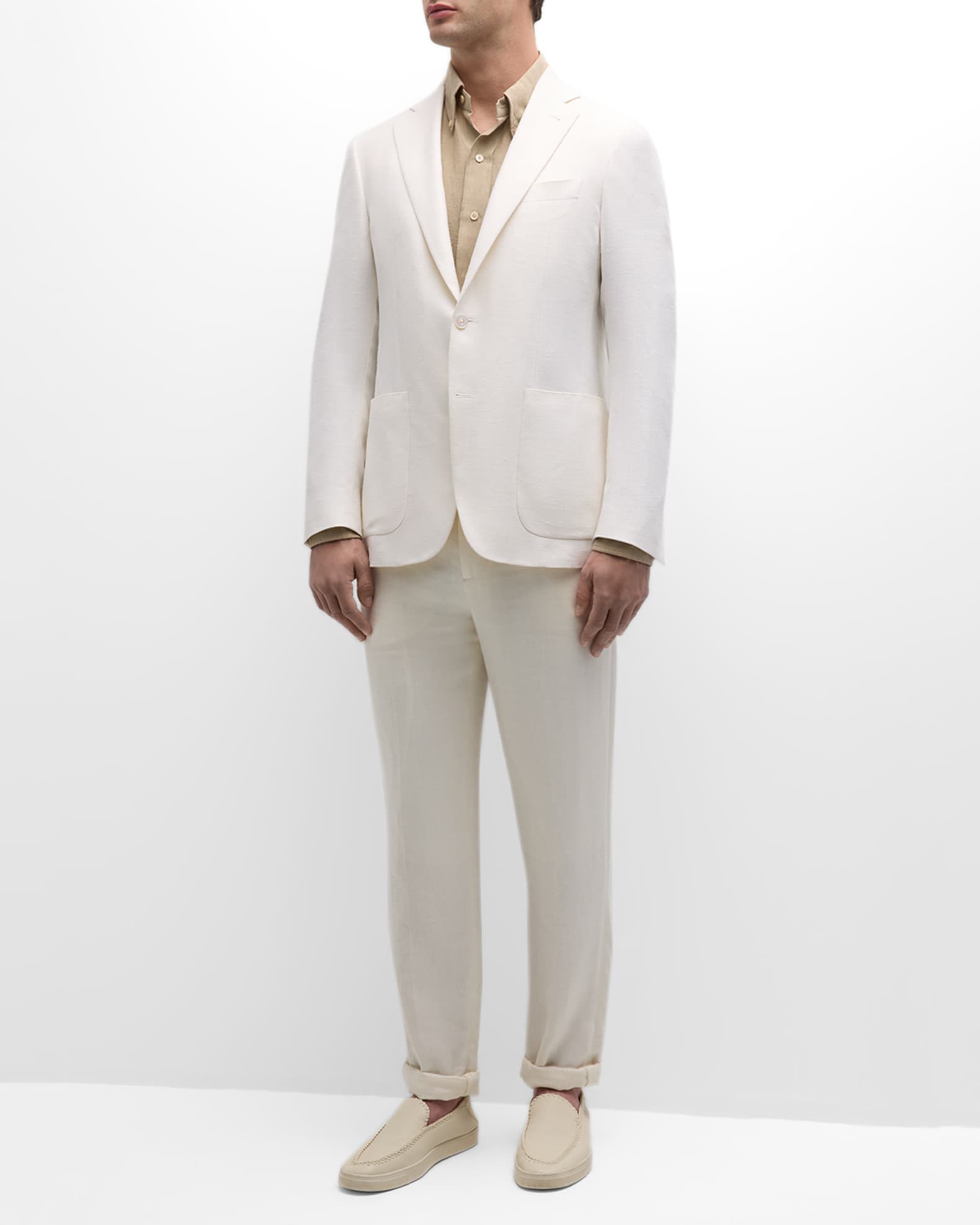 Silk blazer mens top