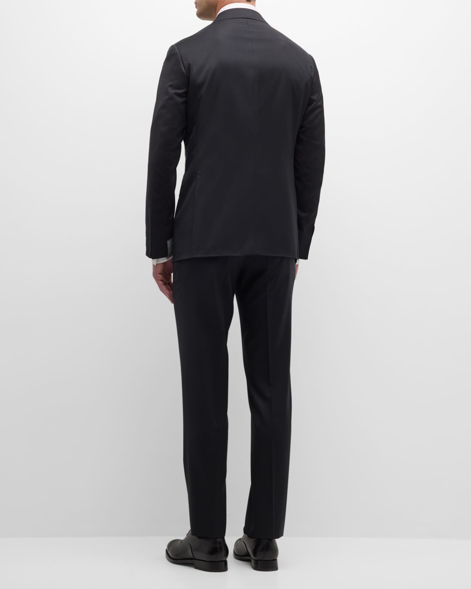 Canali Men's Super 130s Wool Micro-Check Suit | Neiman Marcus