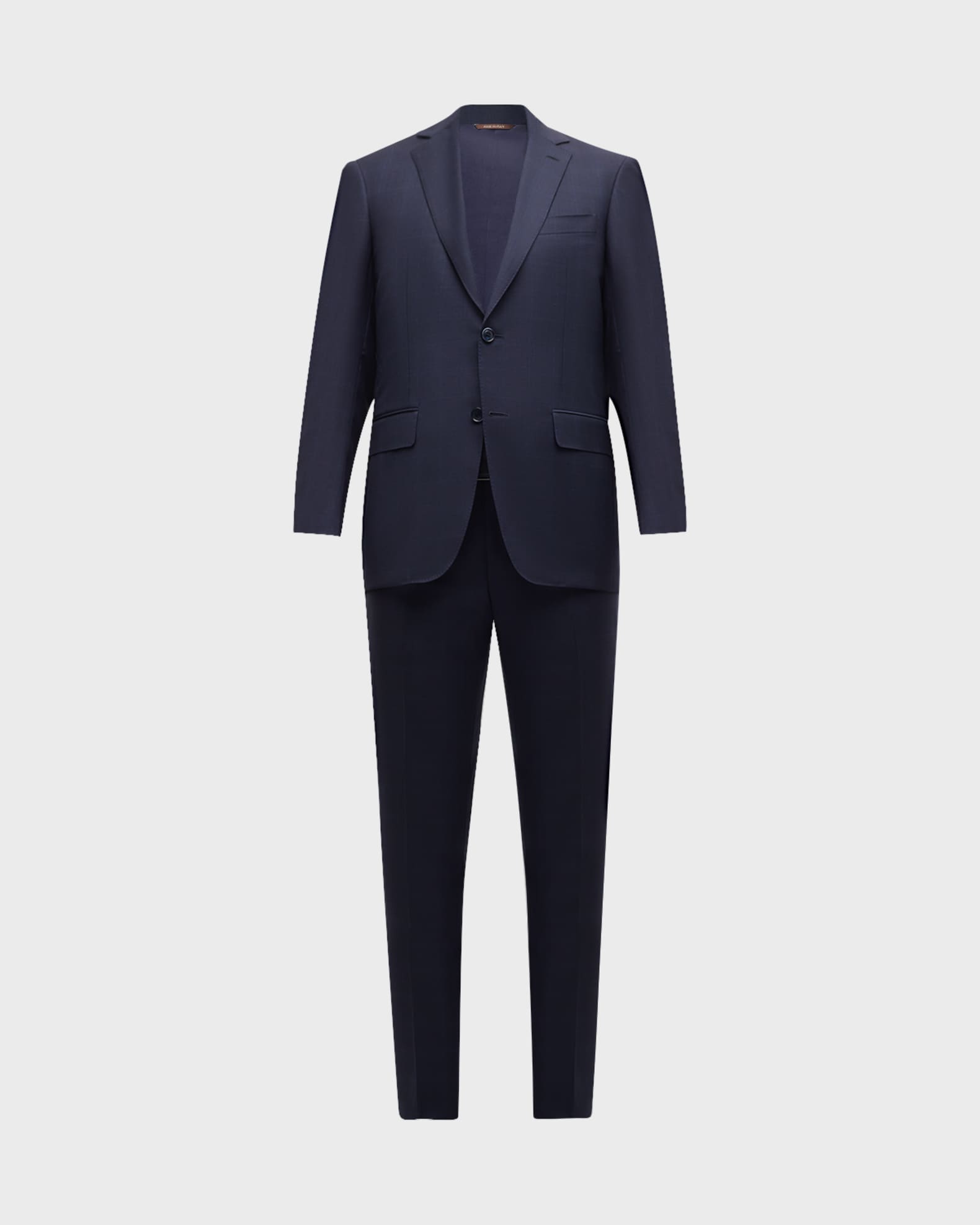 Canali Men's Tonal Plaid Wool Suit | Neiman Marcus