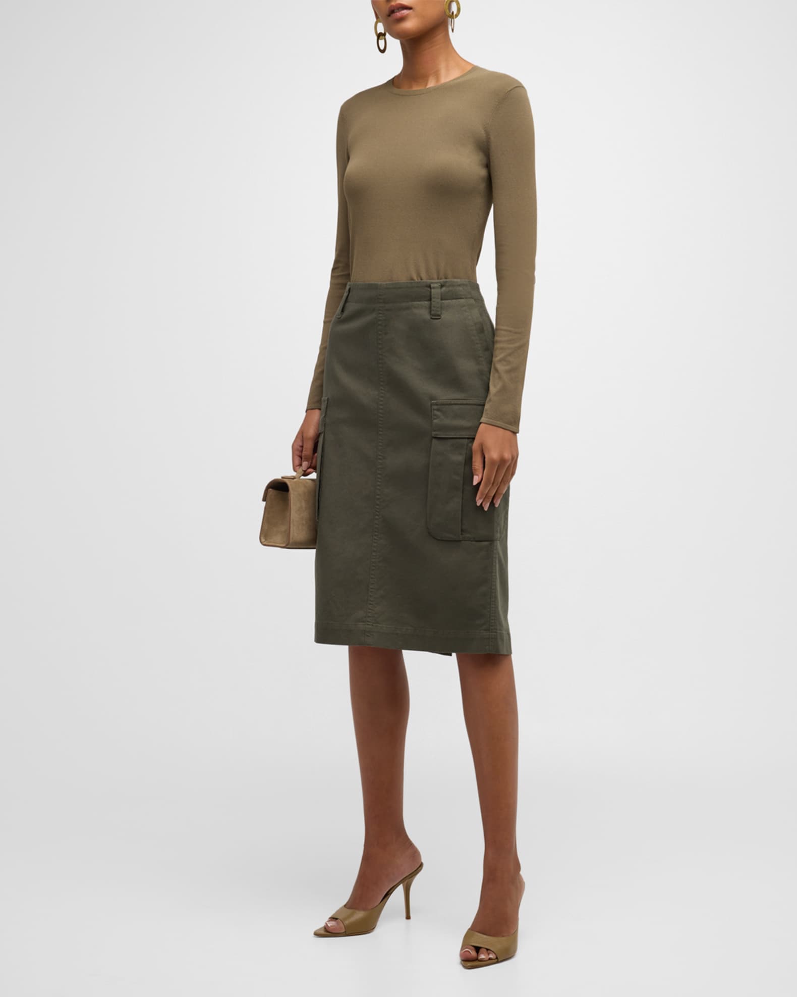 Vince top cargo skirt
