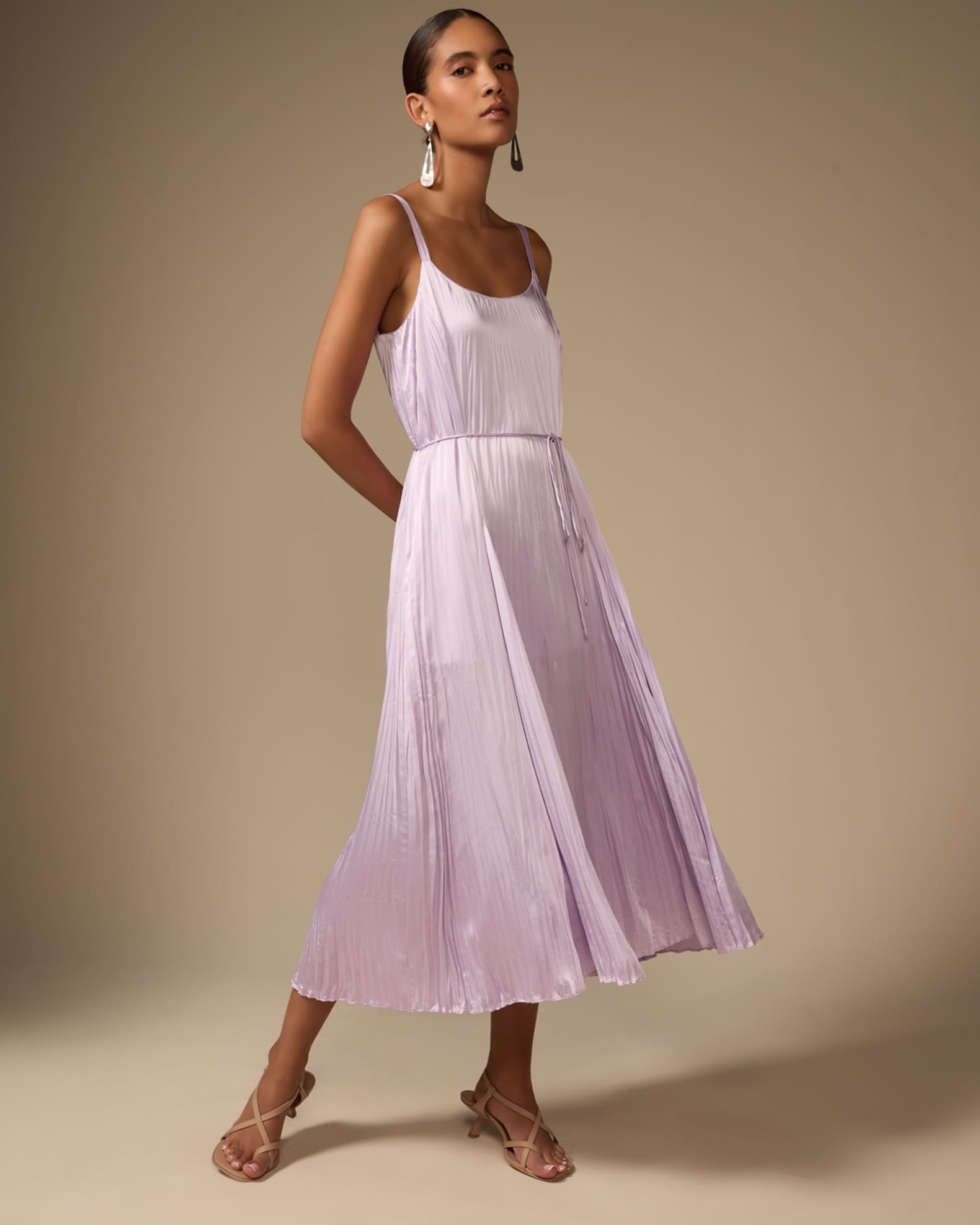 Vince midi slip dress hotsell