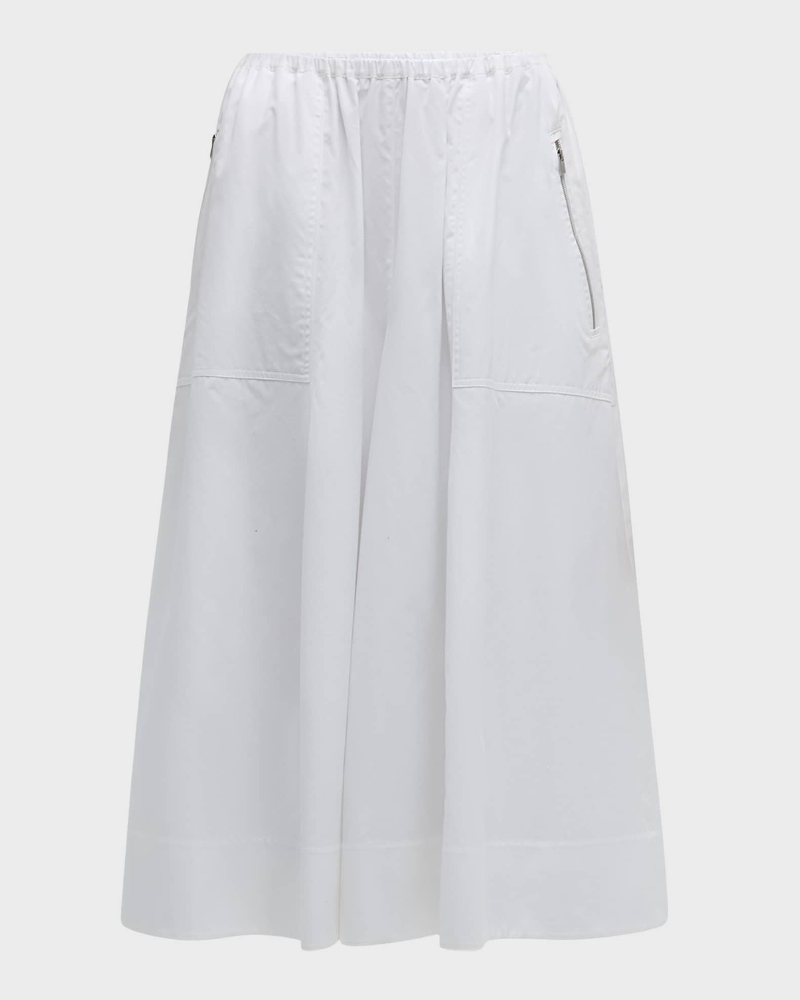 Vince eyelet wrap midi skirt on sale