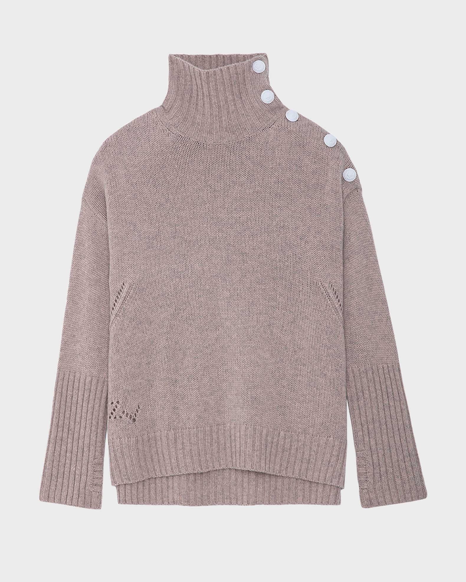 Zadig & Voltaire Alma Cashmere Turtleneck Sweater | Neiman Marcus