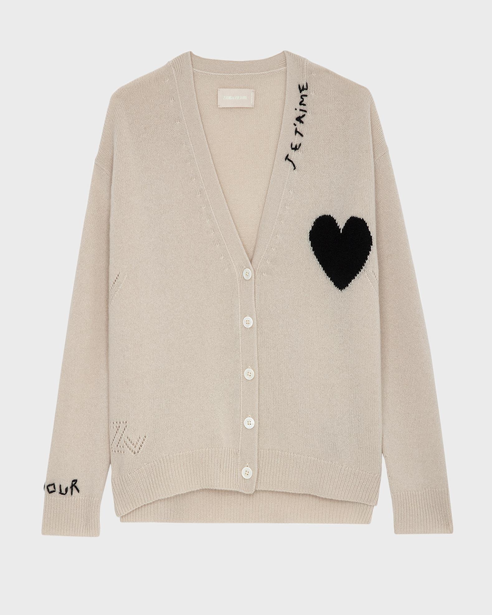 Cardigan Zadig & Voltaire Deluxe - Cachemire Vert Ouvert Devant - Taille Unique - Occasion Parfait état