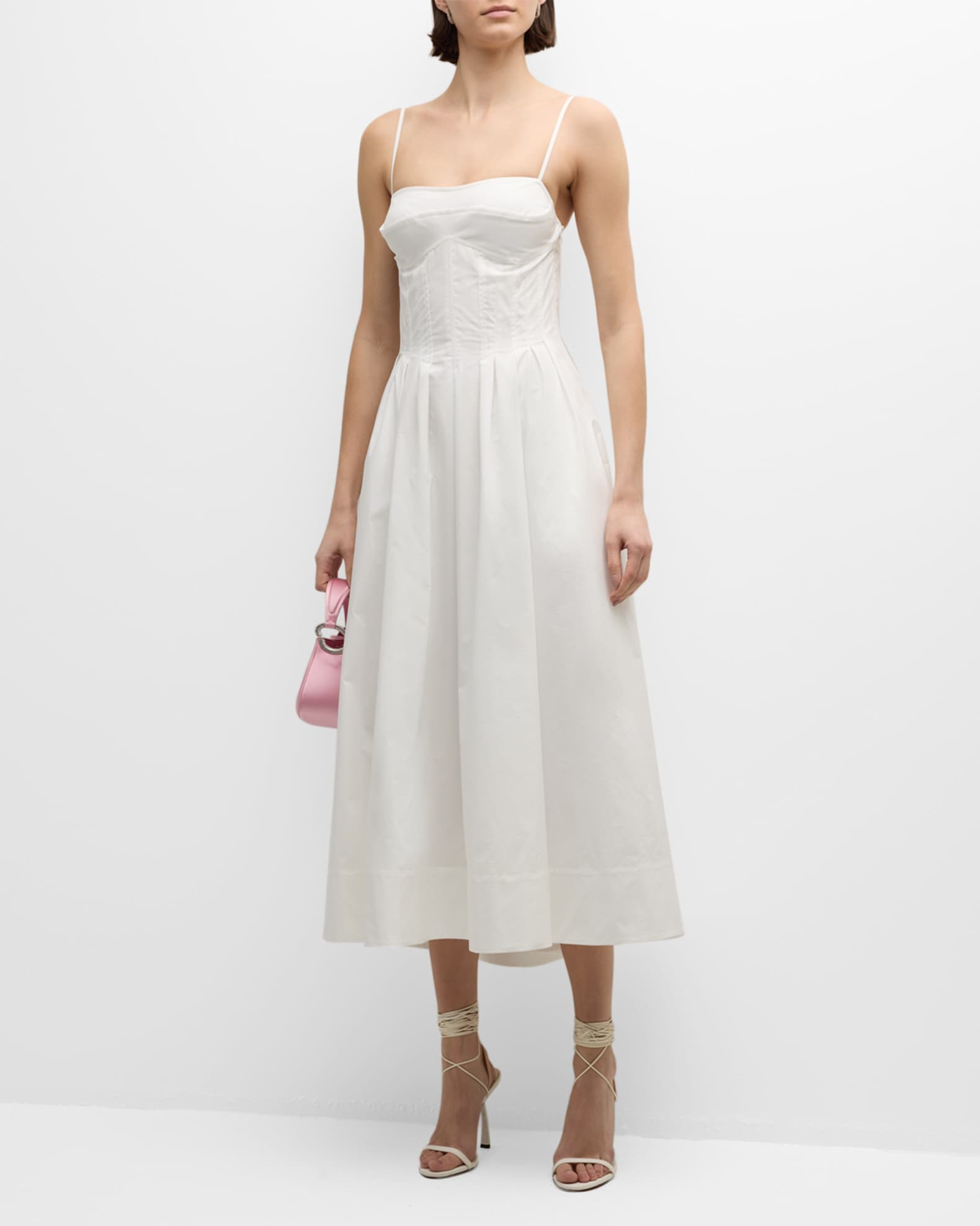 Jonathan simkhai seersucker bustier mini dress store