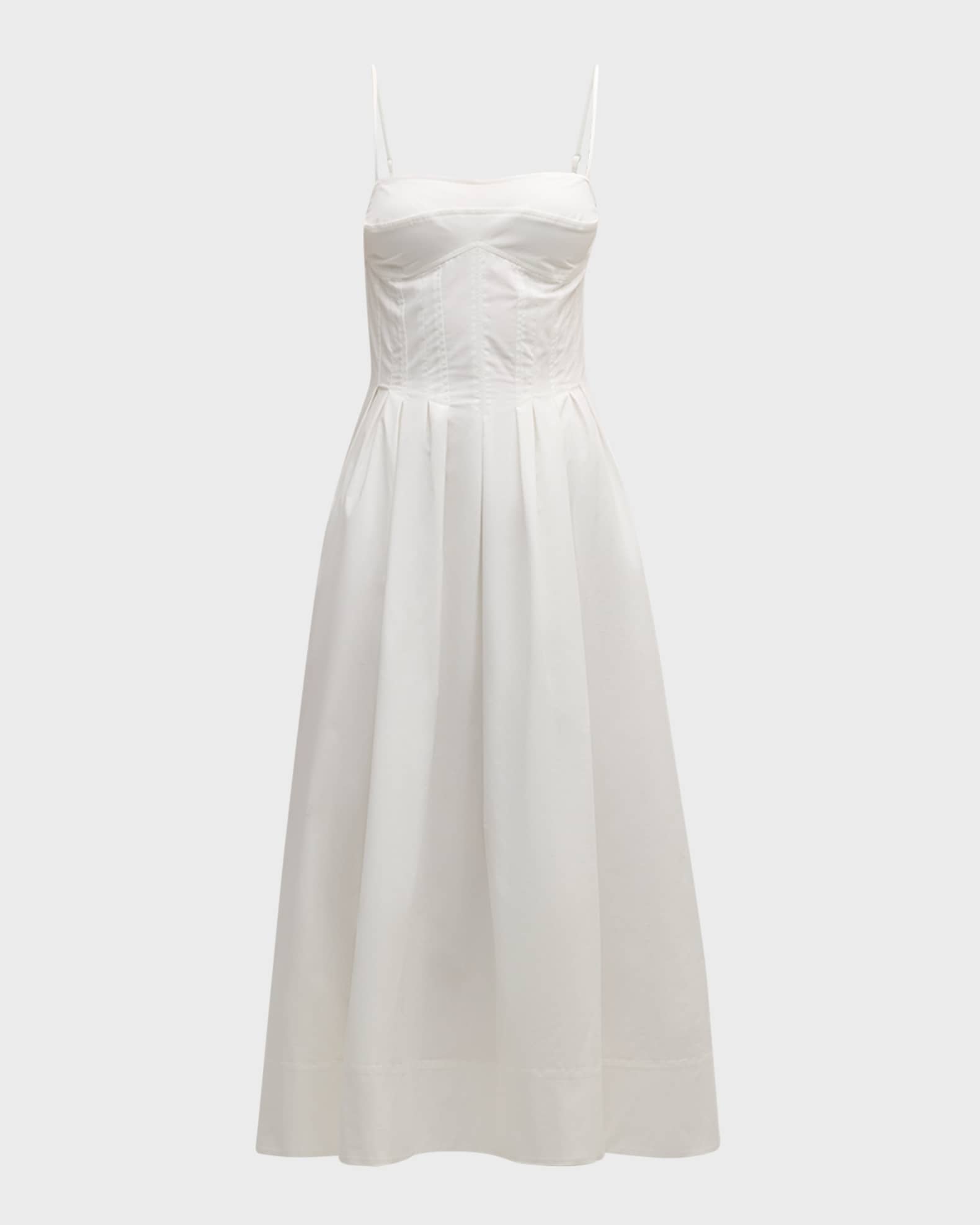 【激安アウトレット!】 A-Line Sleeveless Kittiya SIMKHAI Midi Dress Bustier 菓子
