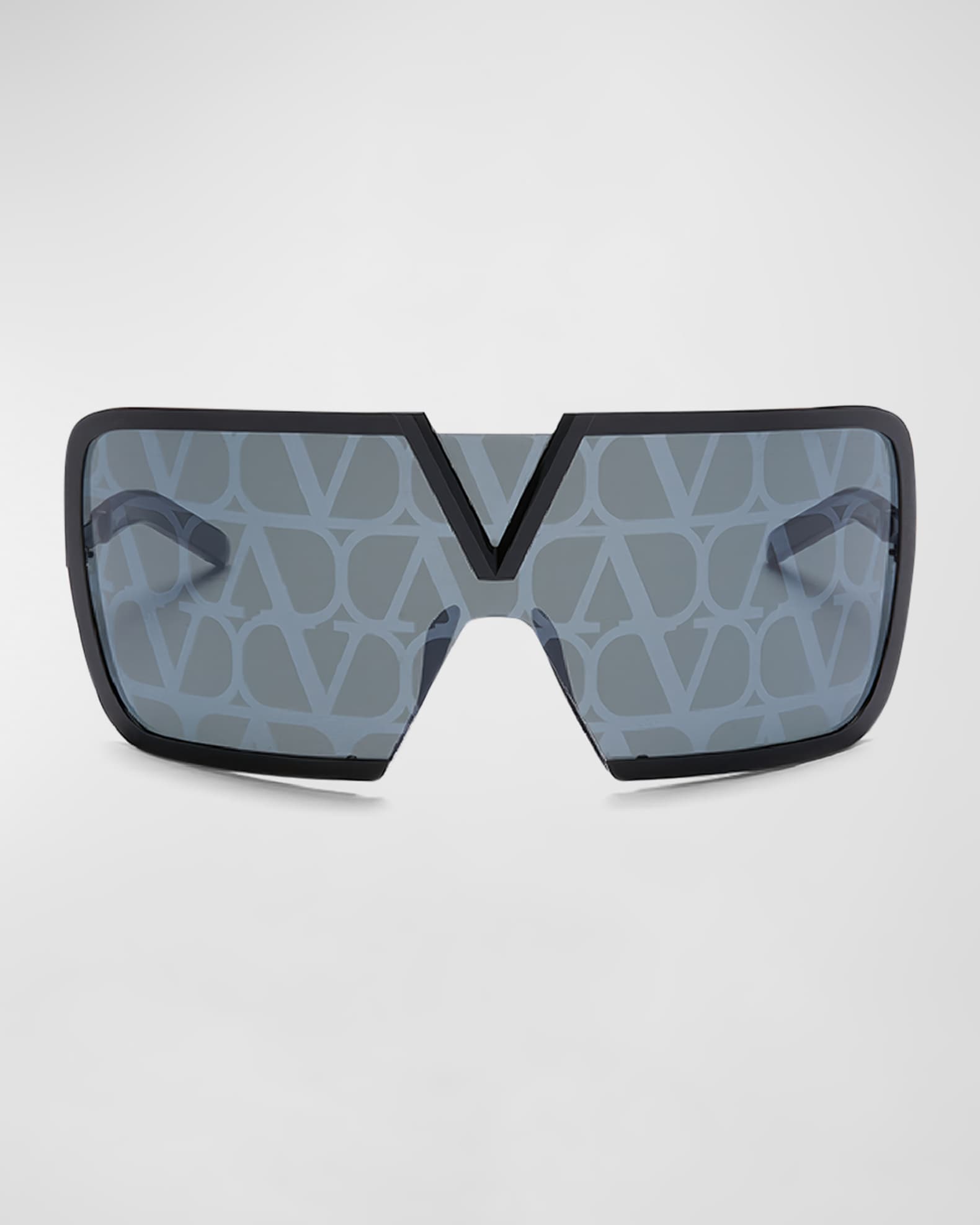 V-Romask Titanium & Acetate Shield Sunglasses  1