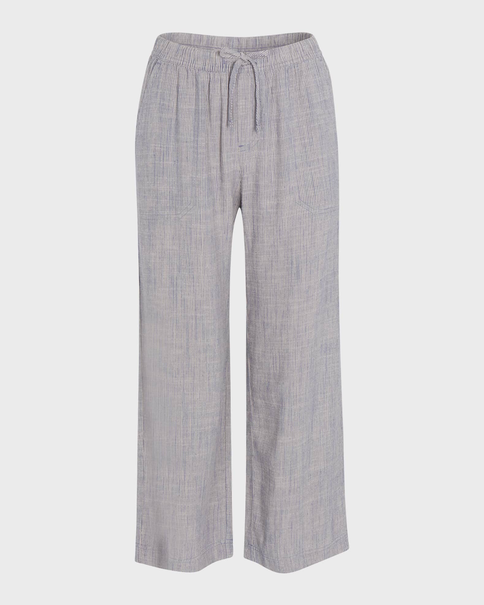 Splendid Angie Cropped Wide-Leg Drawstring Pants | Neiman Marcus