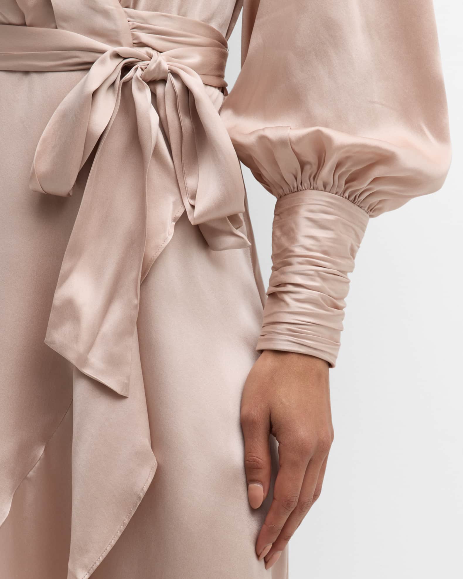 ワンピース ZIMMERMANN SILK WRAP MIDI DRESS Zimmermann Silk Wrap Midi Dress | Shopbop