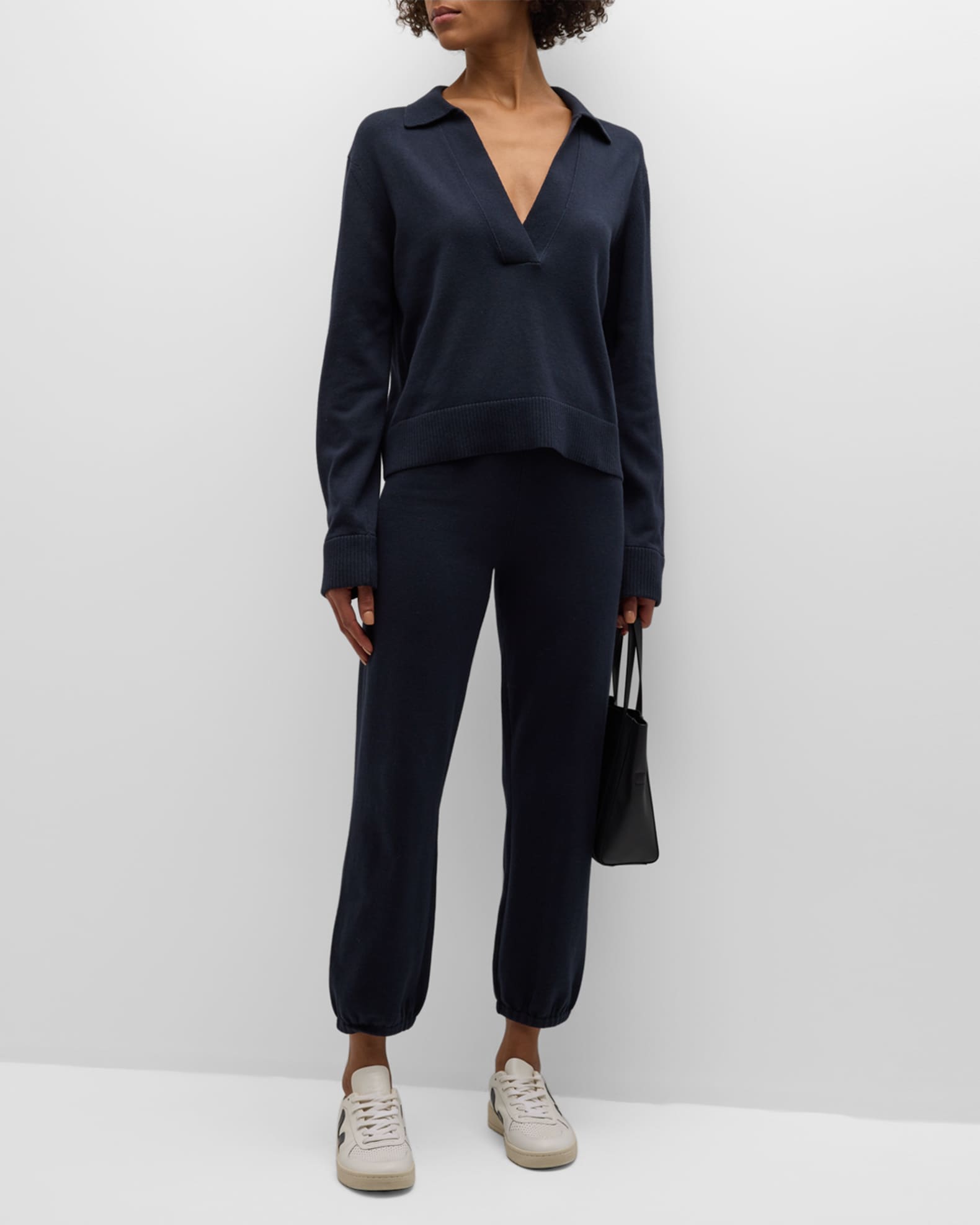 Cashmere Cotton Joggers 1