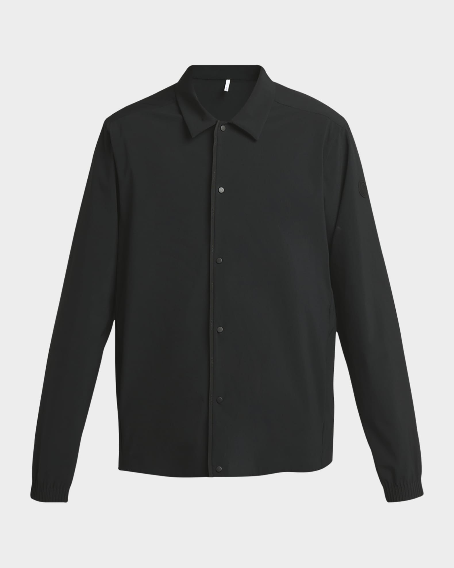 Moncler Men's Girardin Solid Snap-Front Overshirt
