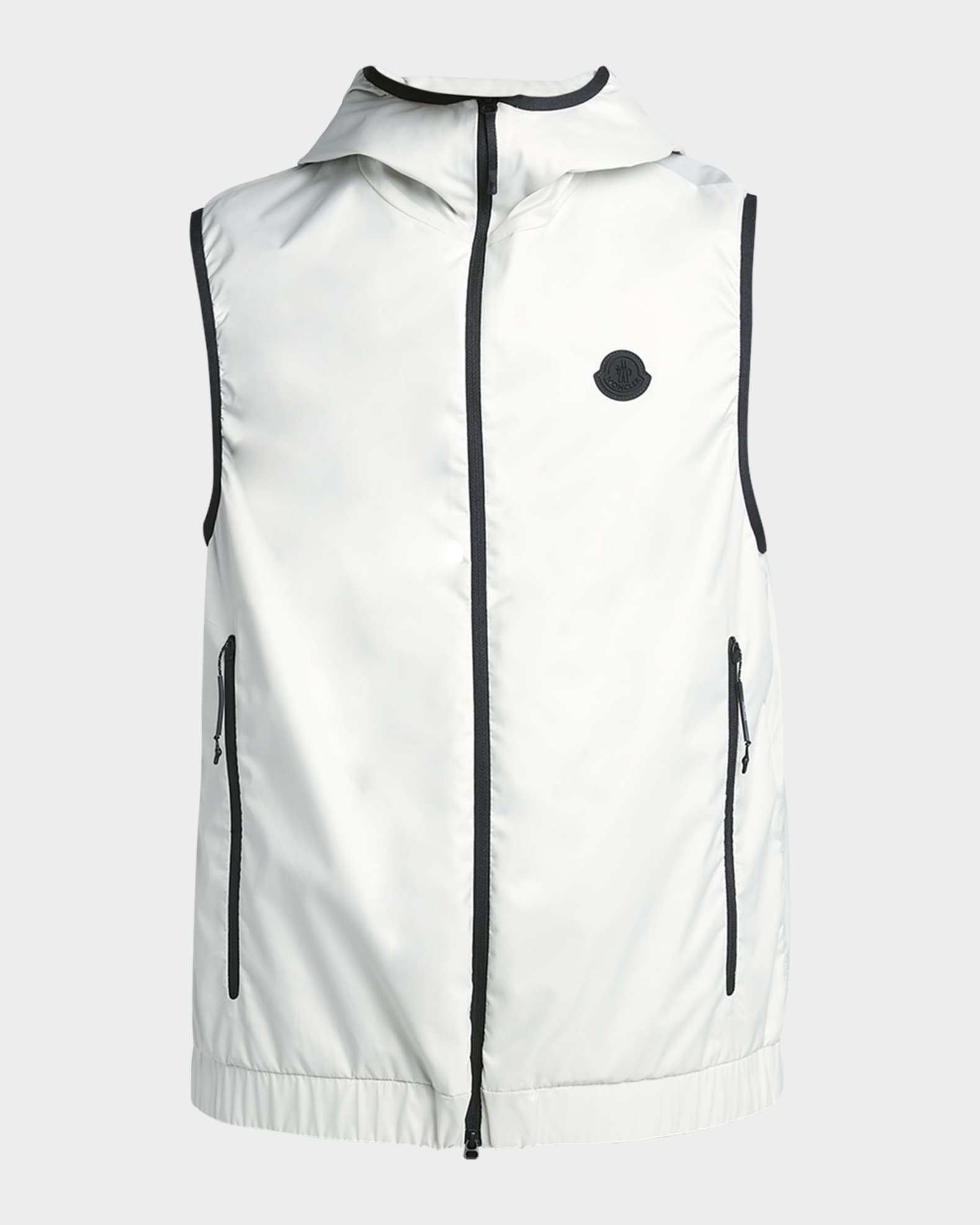 Moncler Men's Vallese Bicolor Hooded Vest