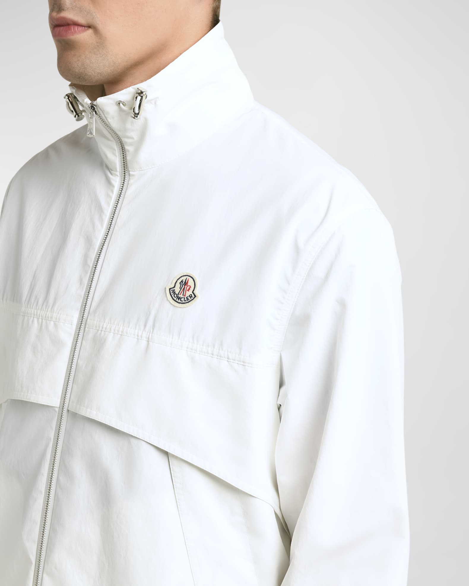 White moncler jacket mens best sale