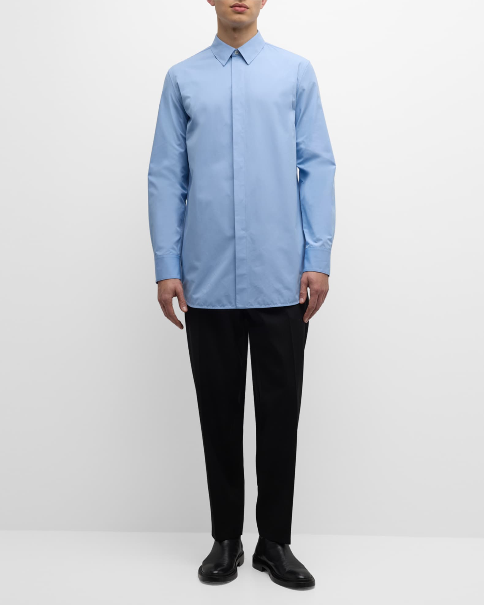Berlioni Men's Basic Short Sleeve Dress Shirt - Button Down, Solid Color, All Sizes