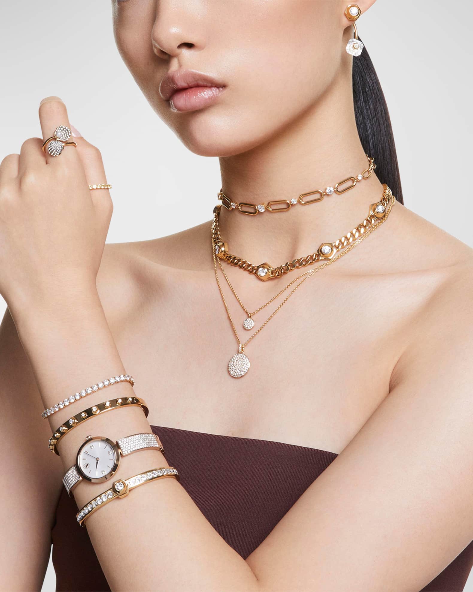 SWAROVSKI Numina Chain Necklace Neiman Marcus
