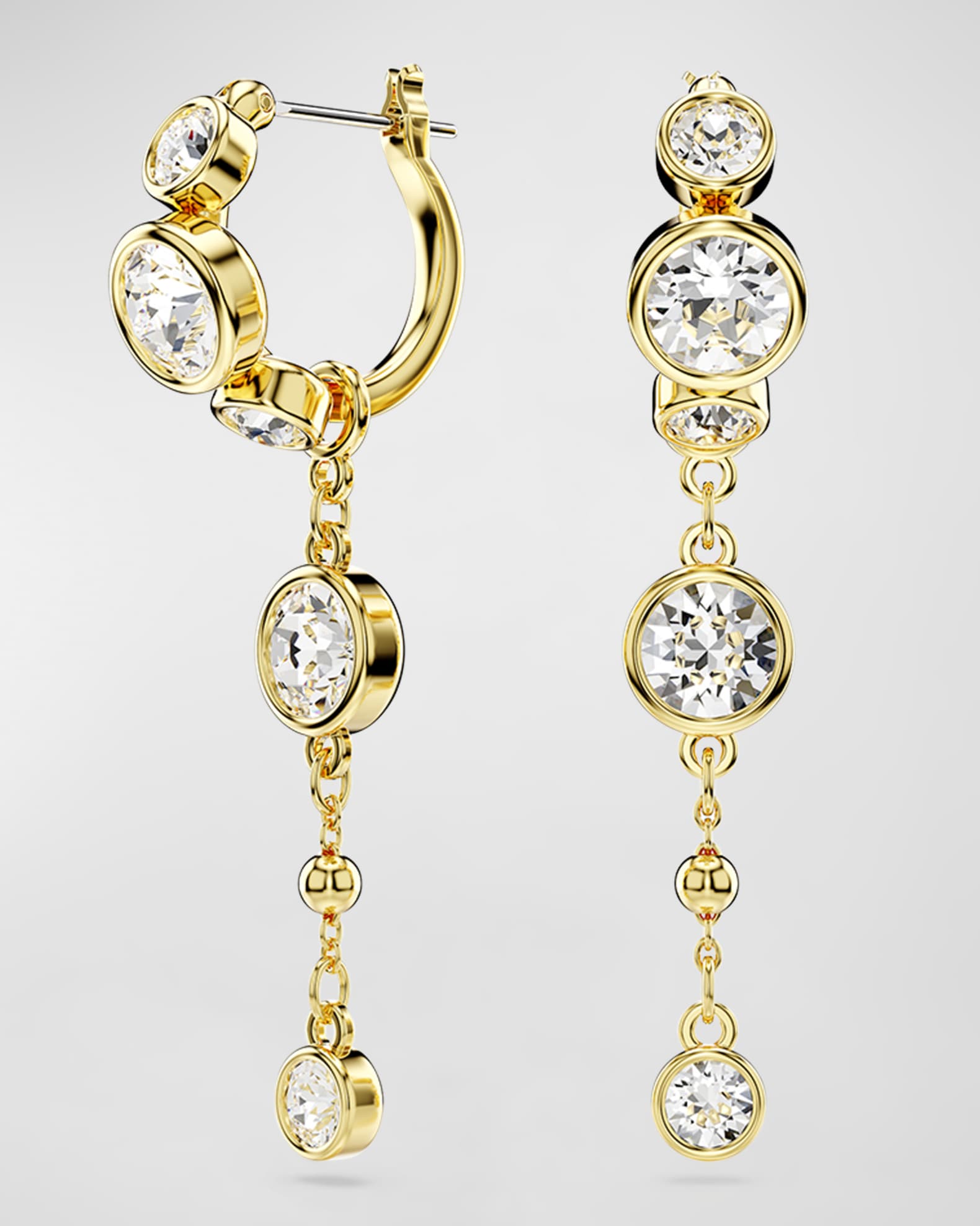 Mini hoop dangle earrings sales