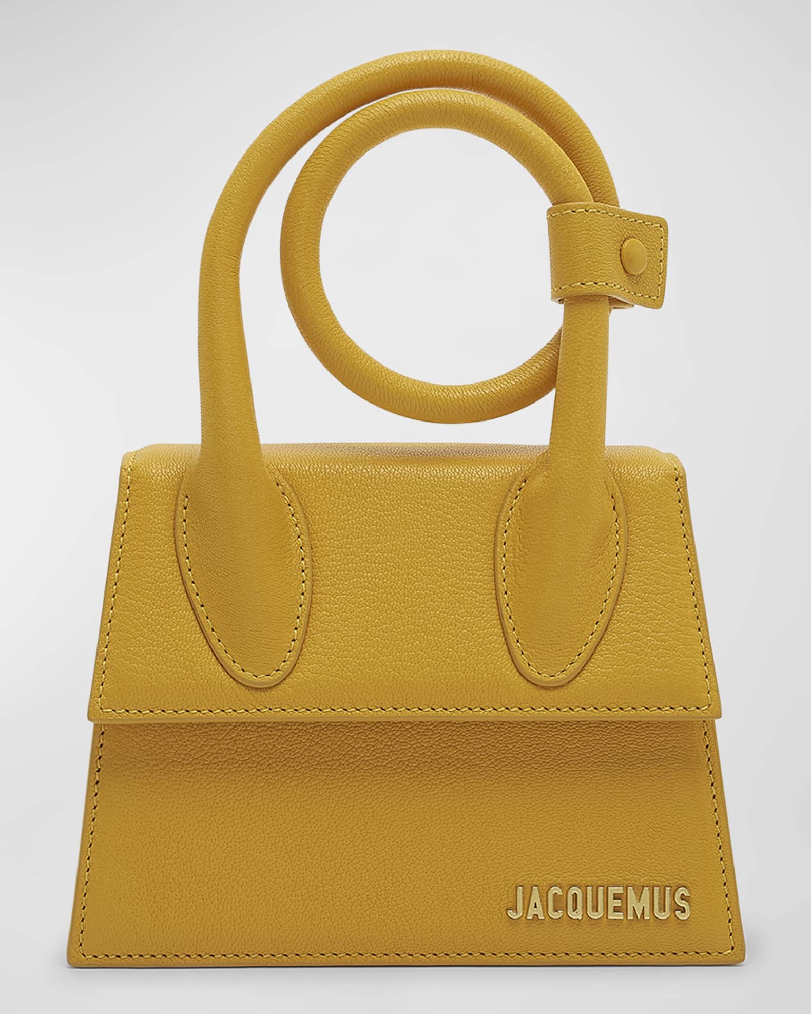 Jacquemus Le Bambino Long Lacet tote bag - Yellow