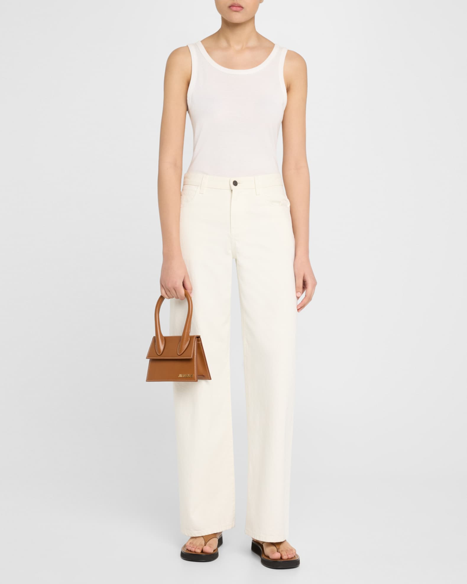 Jacquemus Le Chiquito Moyen Top-Handle Bag | Neiman Marcus
