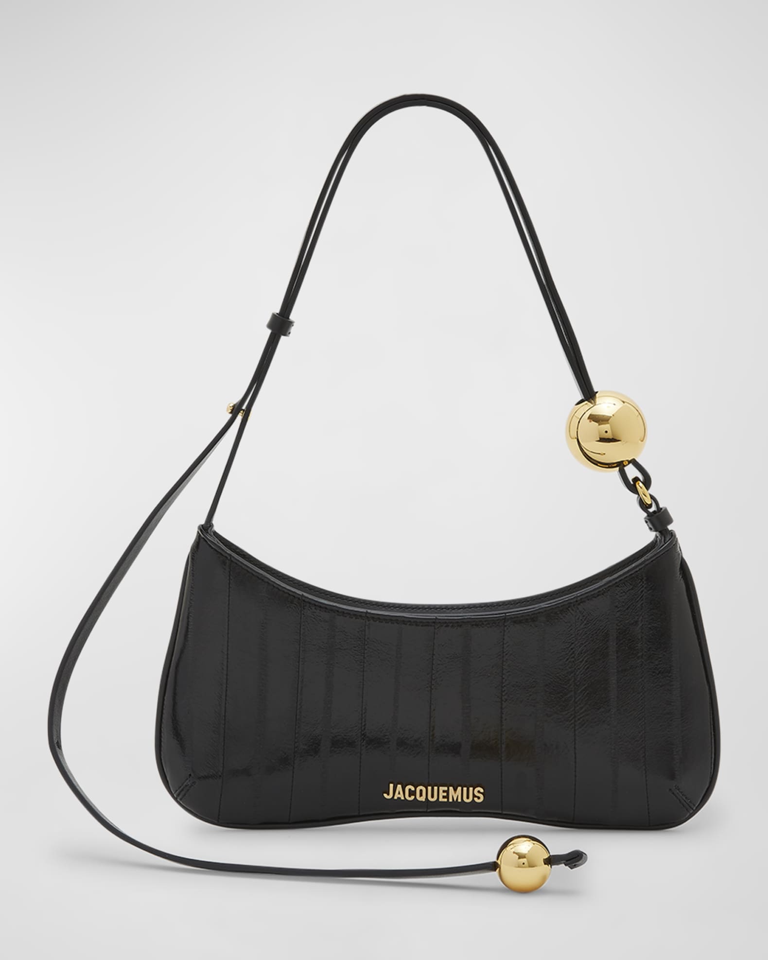 Jacquemus Le Bisou Perle Striped Shoulder Bag Neiman Marcus