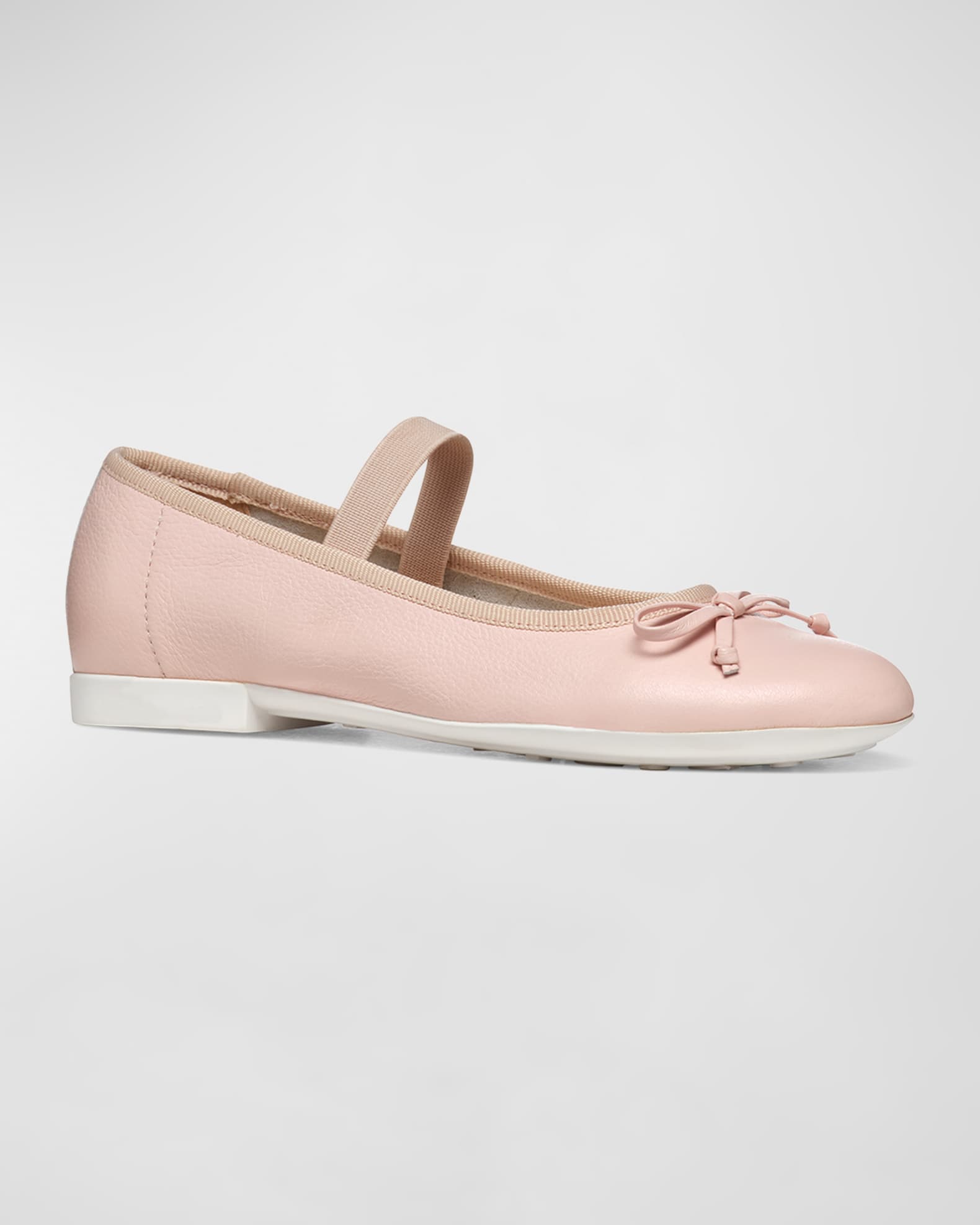 Geox Meisjes Jr Plie' D Ballet Flat, platina, 27 EU