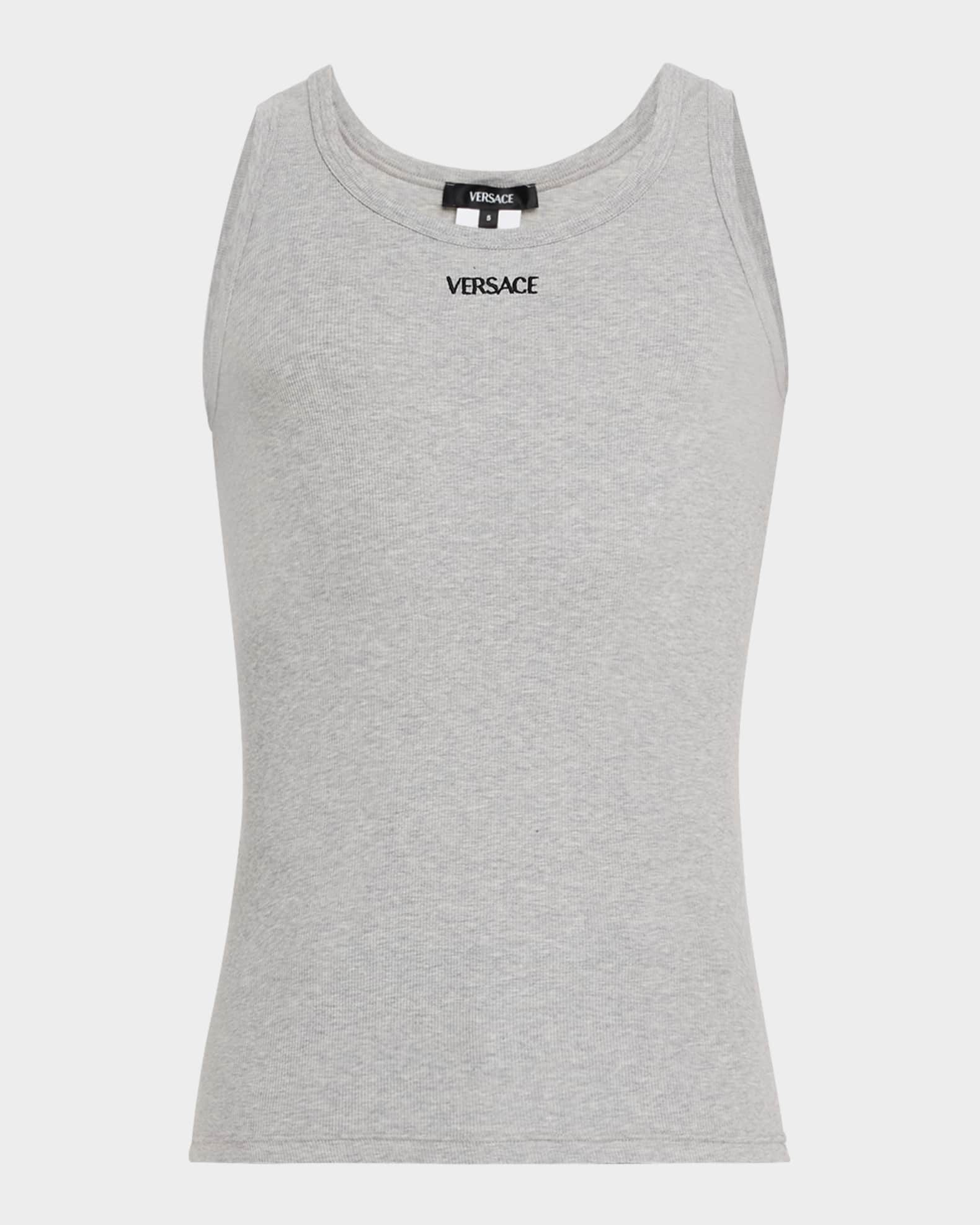 Men's Embroidered Logo Tank Top 0