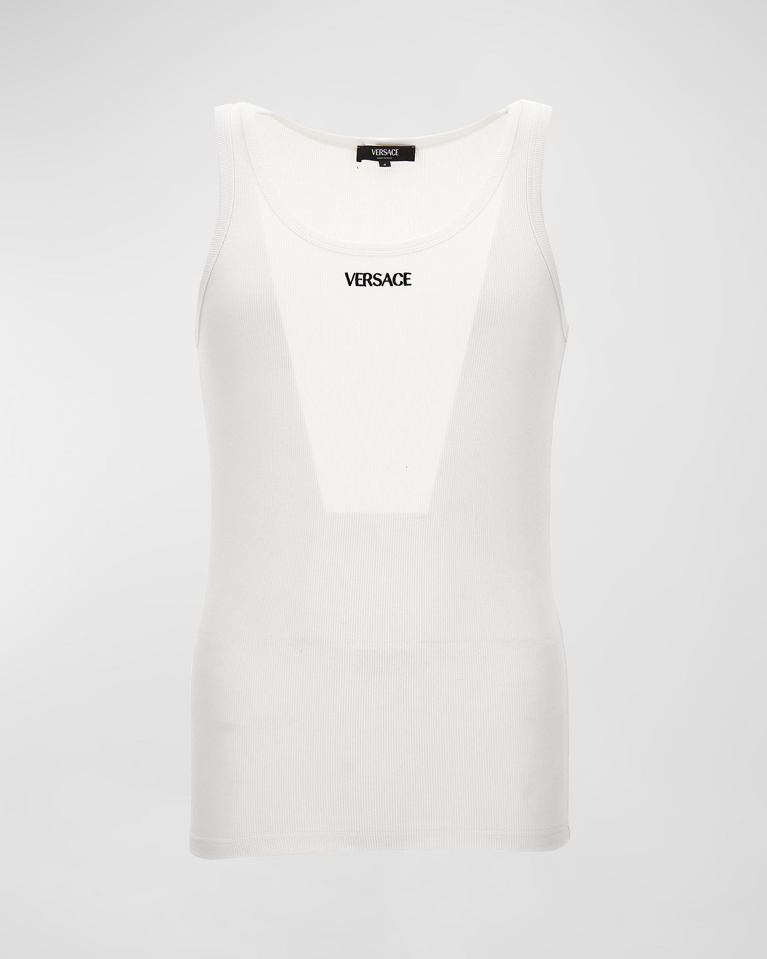 Men's Embroidered Logo Tank Top | Neiman Marcus