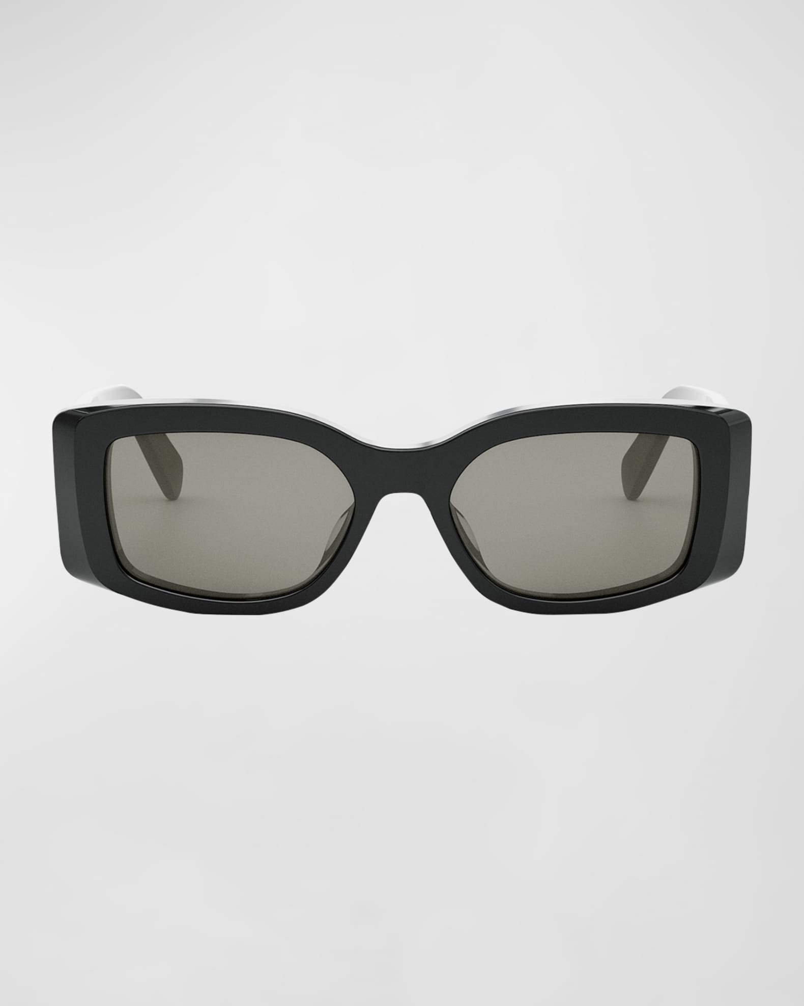 Triomphe Acetate Rectangle Sunglasses 